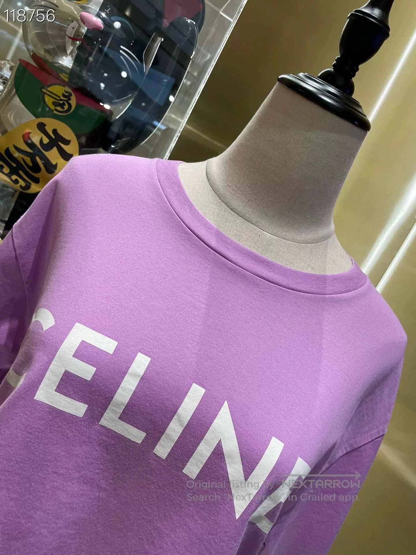 Celine Celine Purple Letter Short. Size S / US 4 / IT 40 - 3 Thumbnail