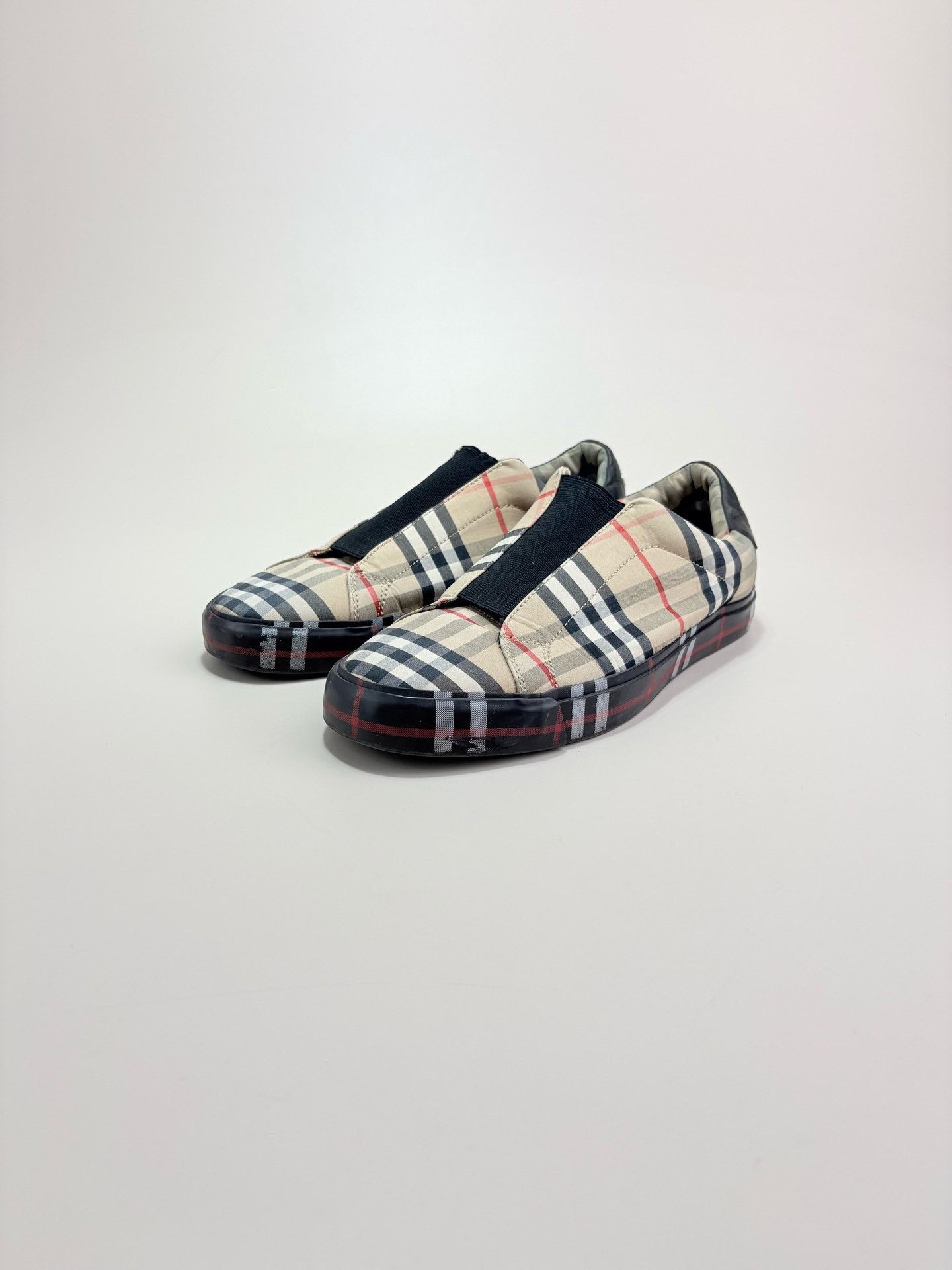 Burberry Burberry Check Low-Top Sneakers Size US 7.5 / EU 40-41 - 1 Thumbnail