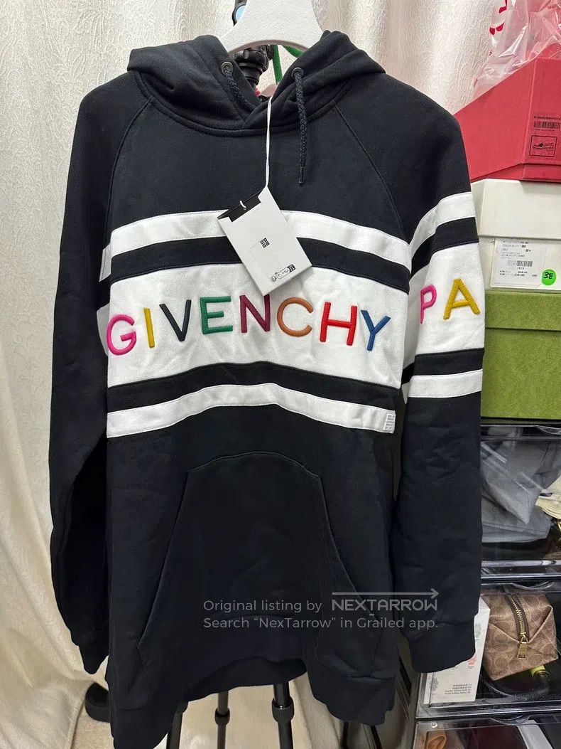 Givenchy Classic Black Zip Hoodie Loose Fit Jacket