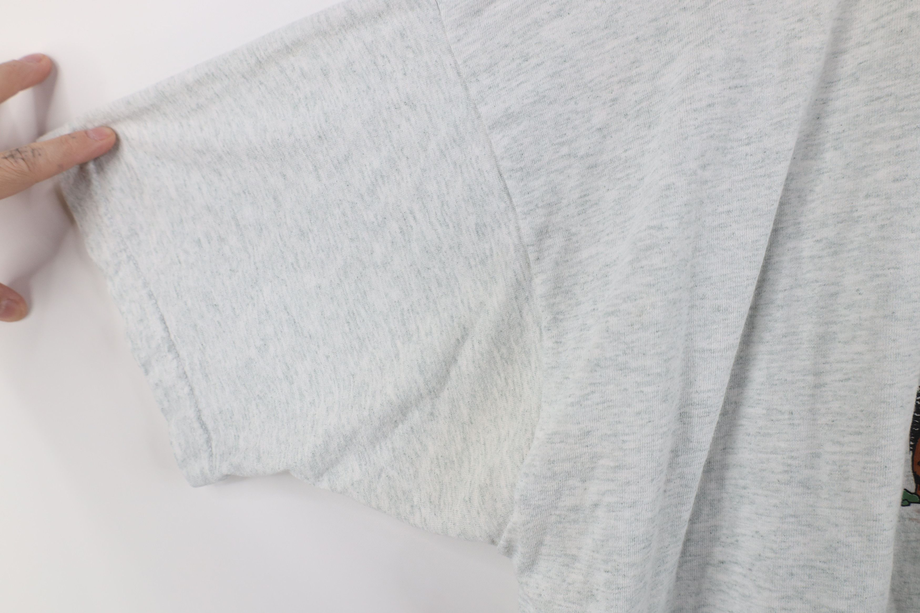 Vintage Vintage 90s Streetwear Smoky Mountains Wolf T-Shirt Gray Size US XXL / EU 58 / 5 - 7 Thumbnail