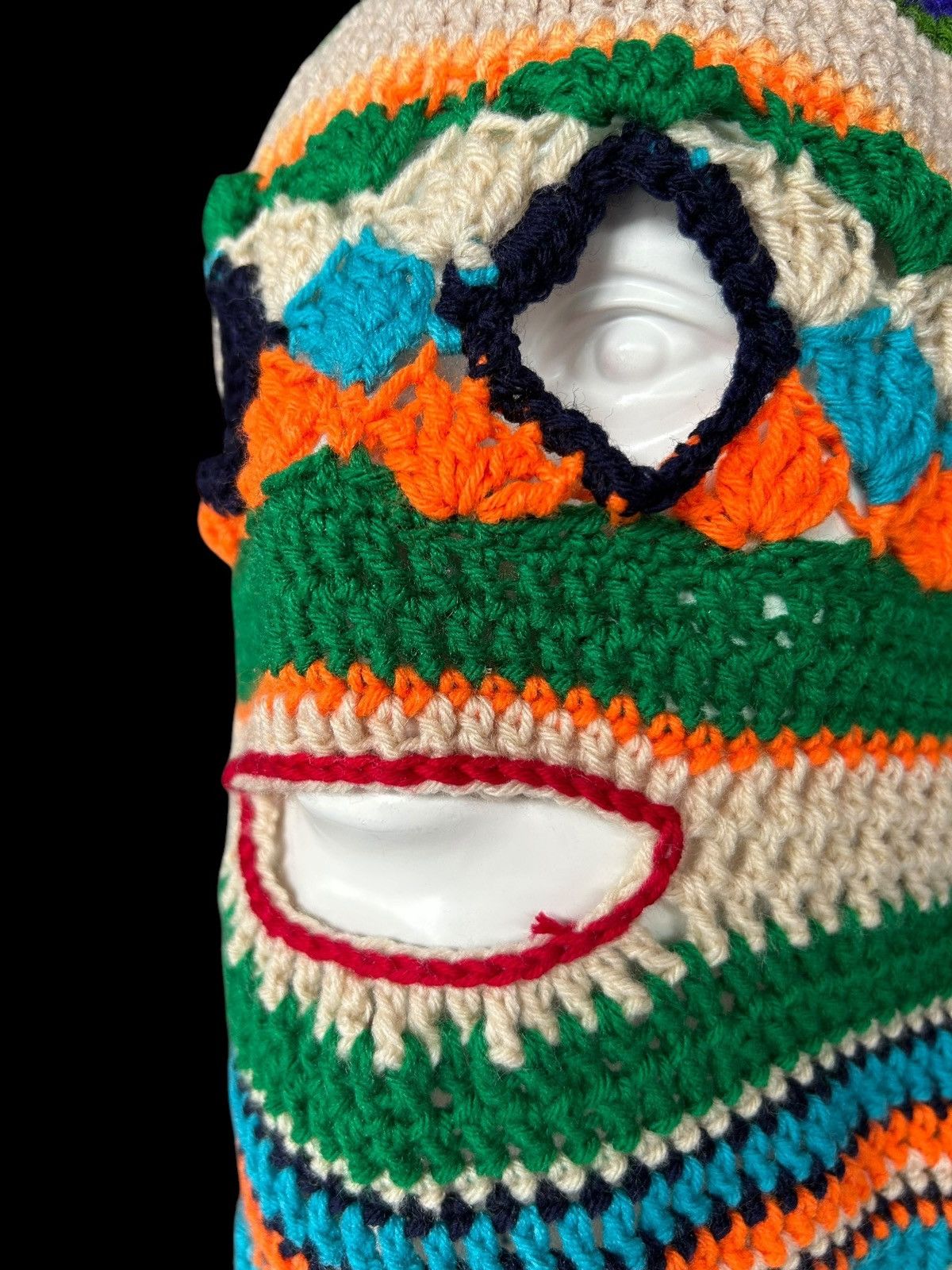 Japanese Brand × Kapital × Vintage Very Rare Crochet Knitted Handmade Balaclava Masked ☠️☠️ Size ONE SIZE - 7 Thumbnail