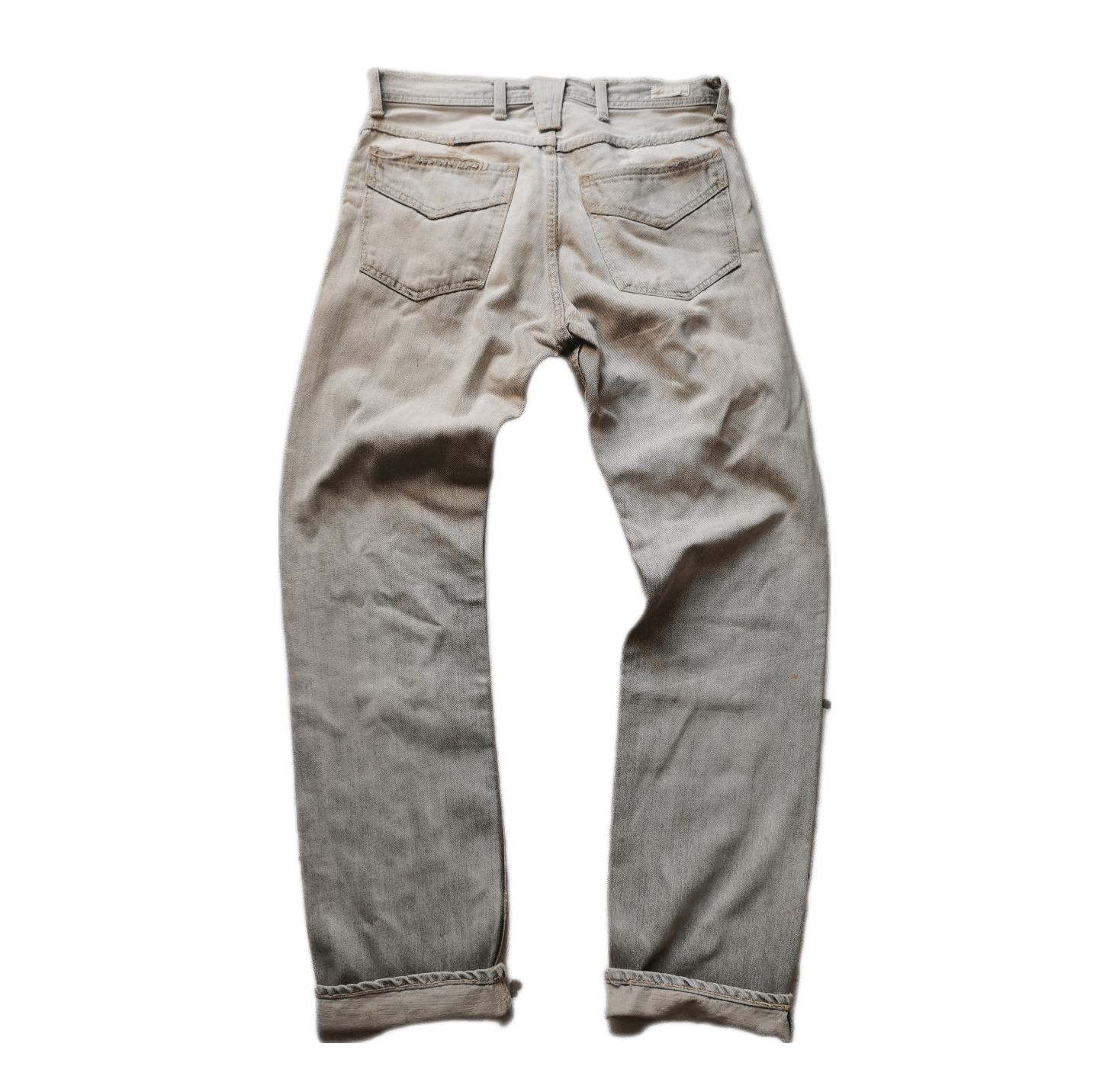 Blue Blue Japan 🇯🇵🔥90s HR Market x Blue Blue Distressed Rip Selvedge Size US 31 - 2 Thumbnail
