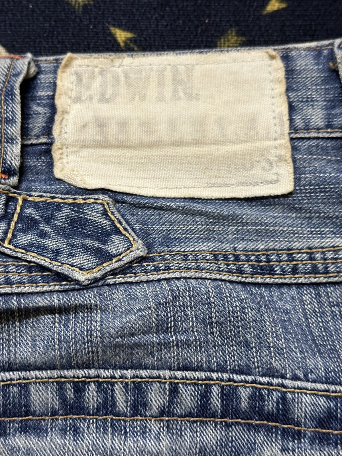 Edwin Vintage Edwin XV-S Flare Faded Buckle Belt Denim Size US 30 / EU 46 - 10 Thumbnail