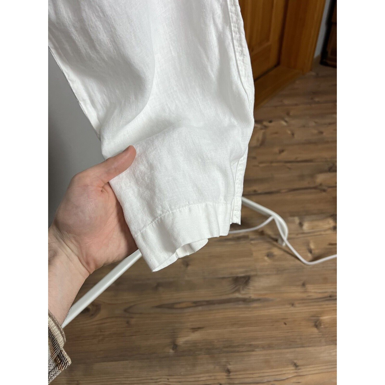 Etro Etro Old Money Style White Linen Relaxed Fit Pants Size 52 Size US 36 / EU 52 - 8 Thumbnail