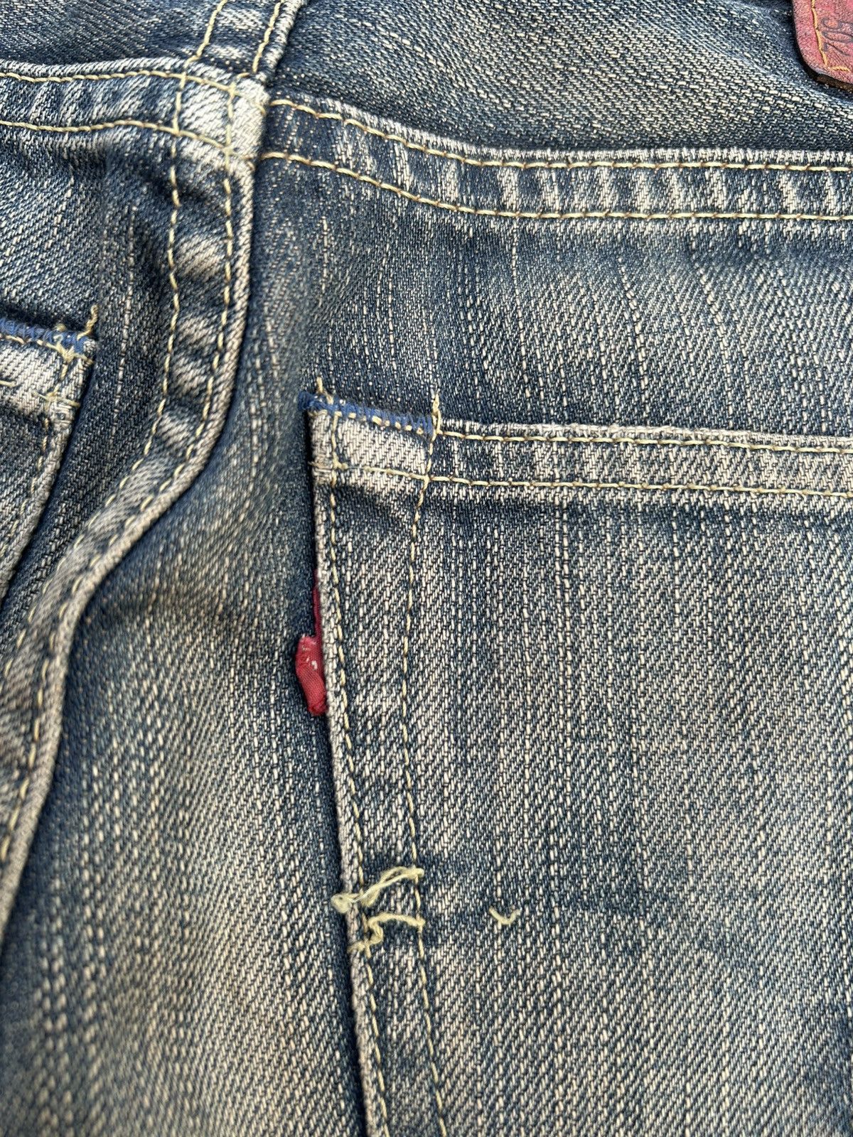 Kapital Vintage Levis Rusty Mudwash Distressed Denim Jeans Size US 31 - 11 Thumbnail