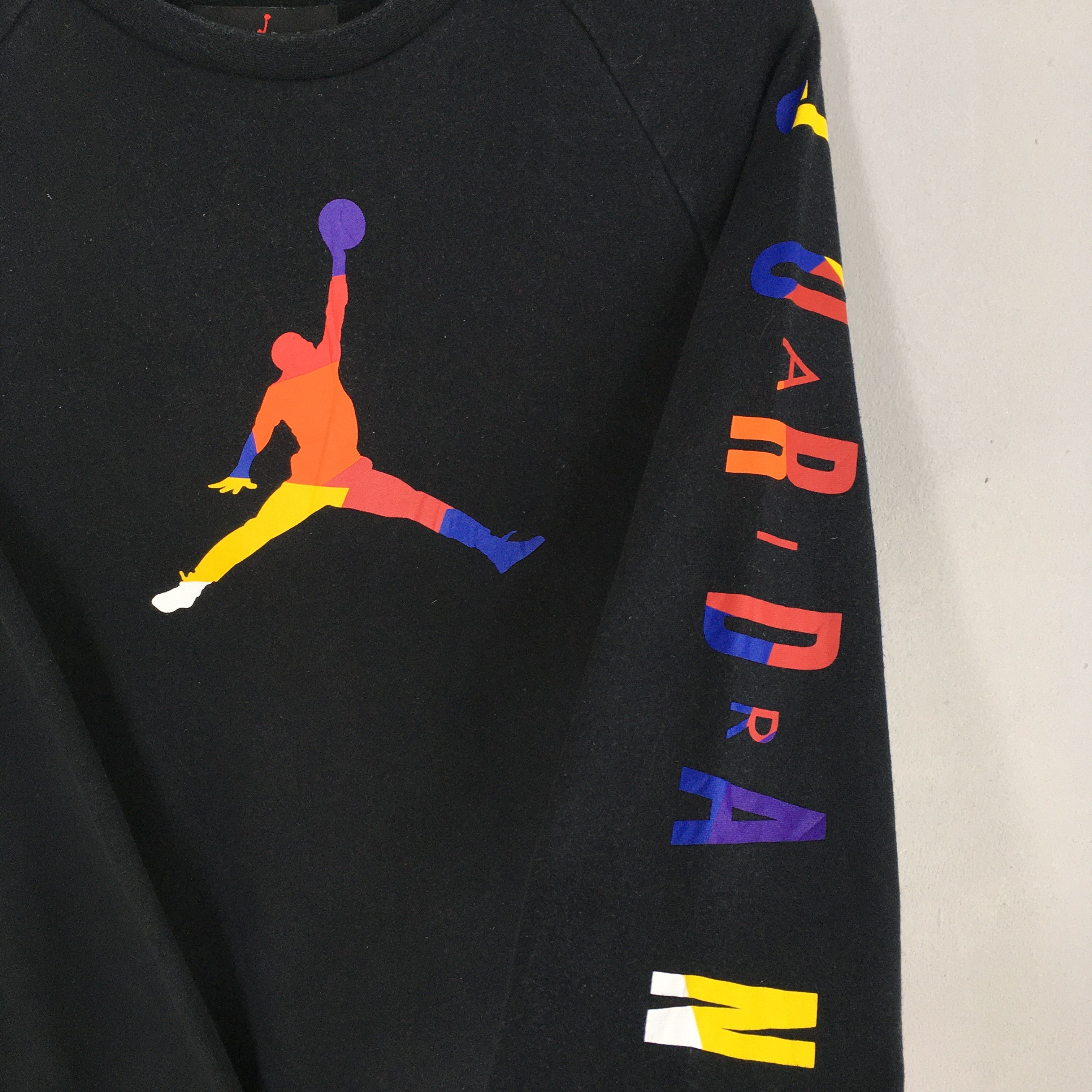 Jordan Brand × NBA × Vintage Vintage Air Jordan Black Sweatshirt Small Size US S / EU 44-46 / 1 - 4 Thumbnail