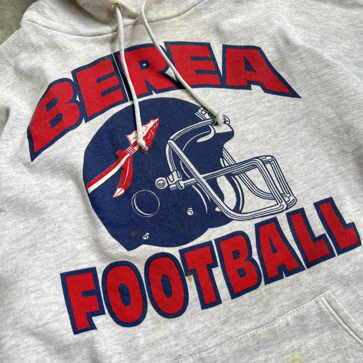 Vintage 1990’s Berea Football Hoodie Size US L / EU 52-54 / 3 - 3 Thumbnail