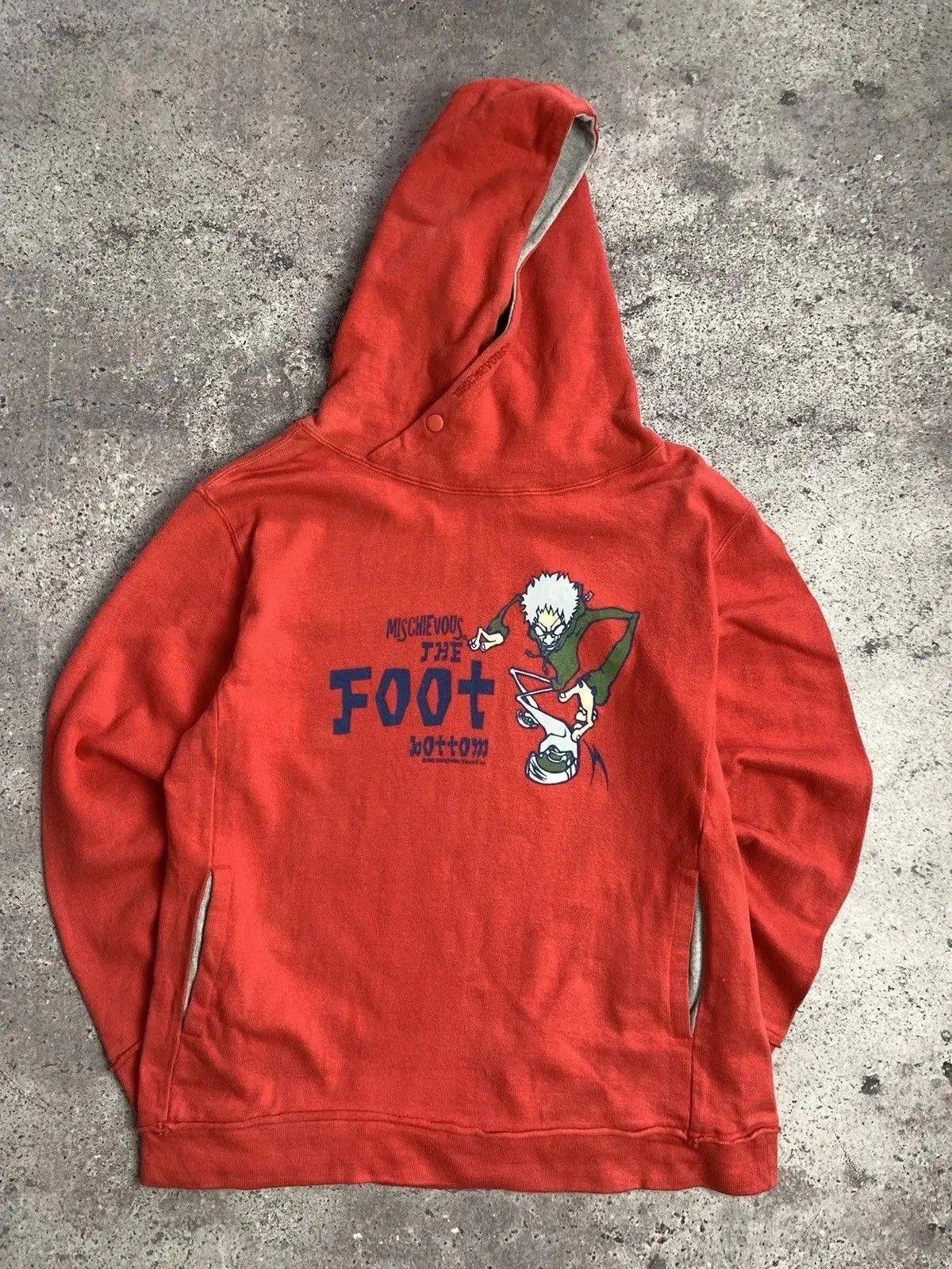 Designer × Japanese Brand × Vintage Vintage Mischievous The Foot Bottom Hoodie Japan Designer Size US M / EU 48-50 / 2 - 8 Thumbnail
