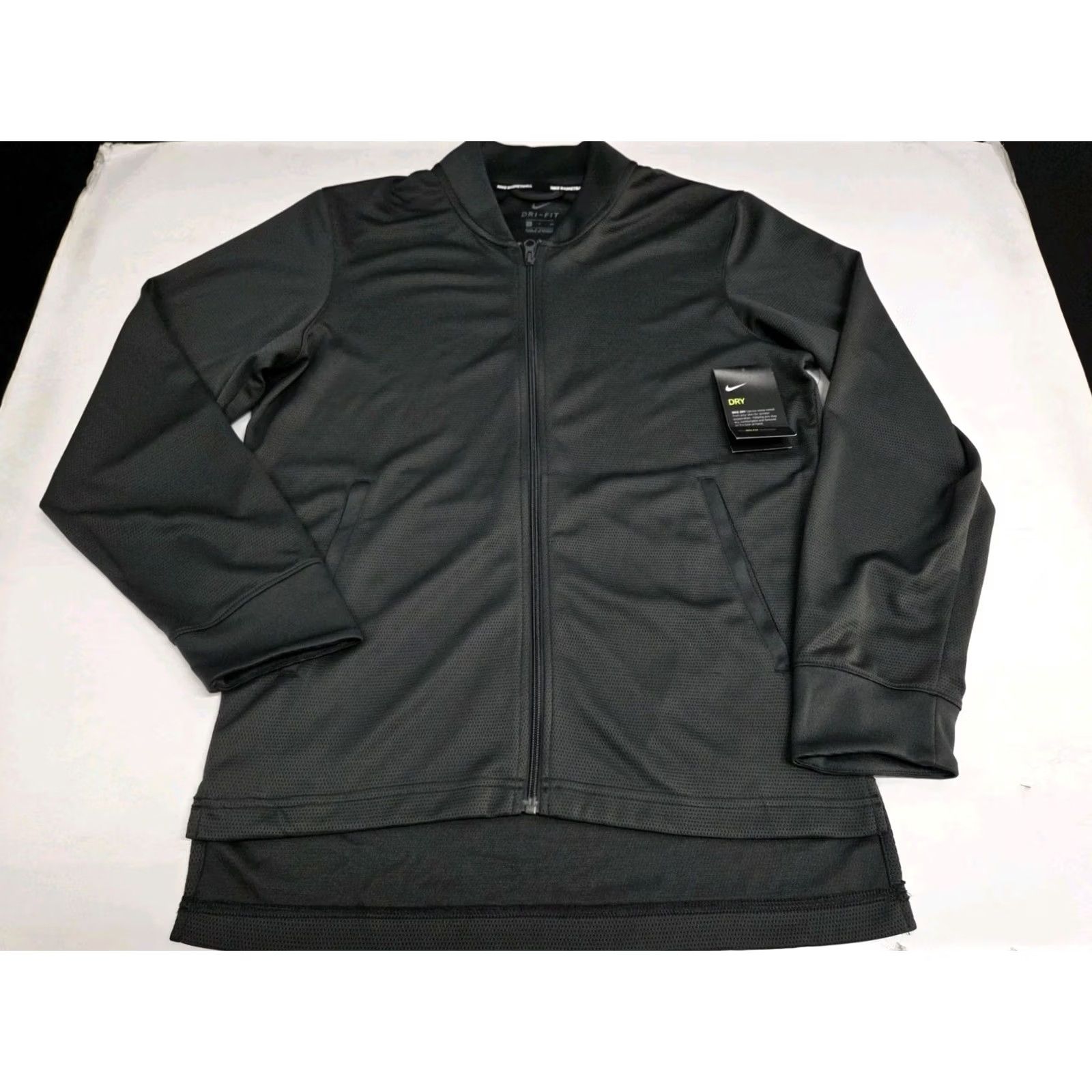 Nike Nike Dri-Fit Jacket Long Sleeve Full Zip Mens S Gray Basketball Jerseys? Size US S / EU 44-46 / 1 - 3 Thumbnail