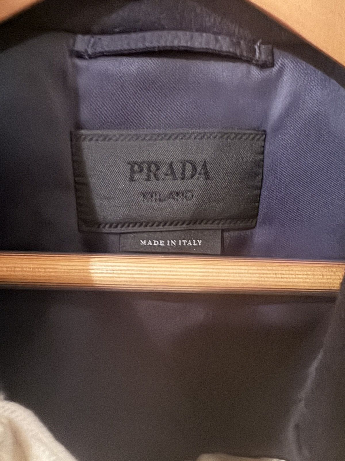 Prada Prada White Cotton Jacket Size US S / EU 44-46 / 1 - 4 Thumbnail