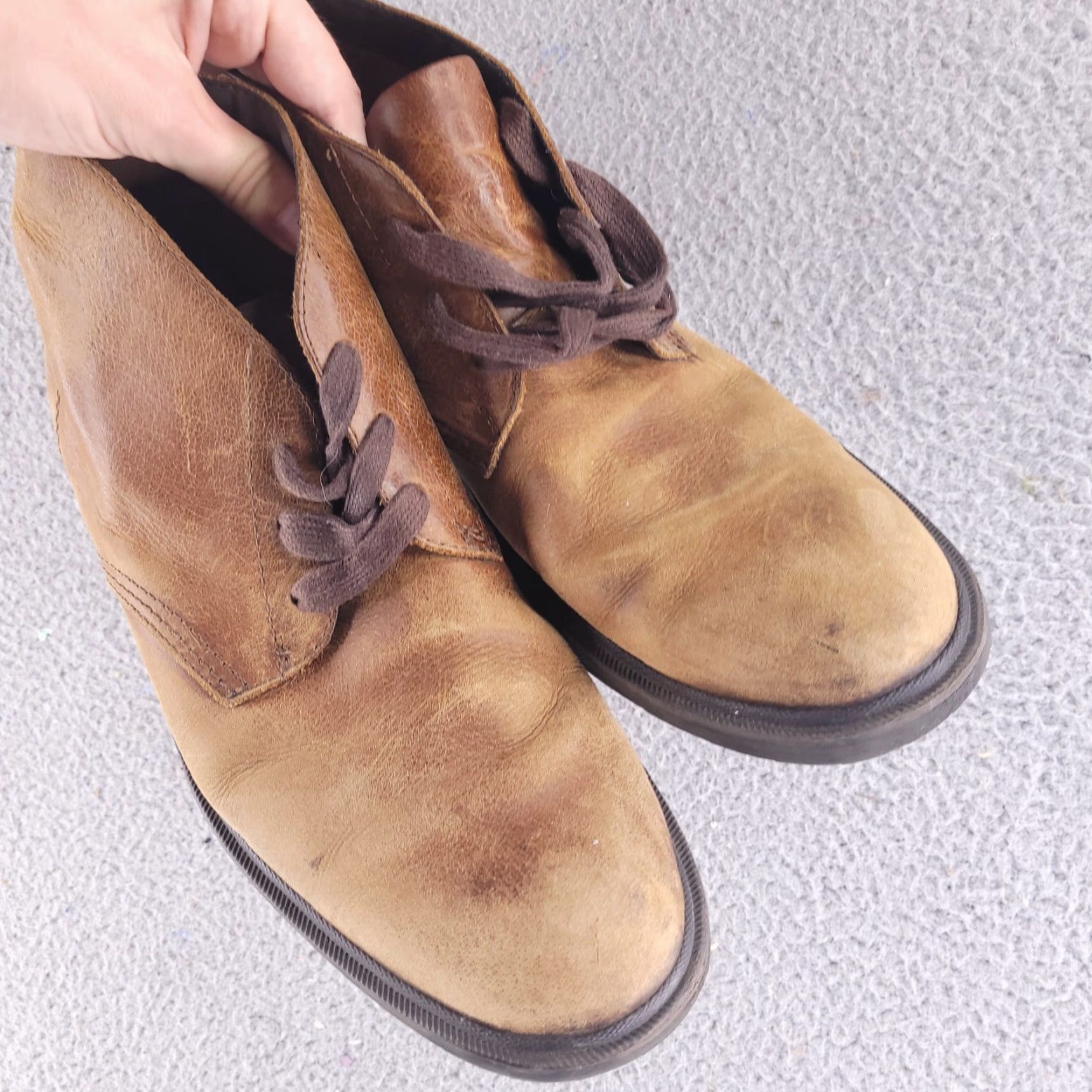 Frye Frye Boots Mens 11 Brown Leather Ankle Chukka Casual Boots Mens 11 Brown Leather Chukka Casual Size US 11 / EU 44 - 3 Thumbnail