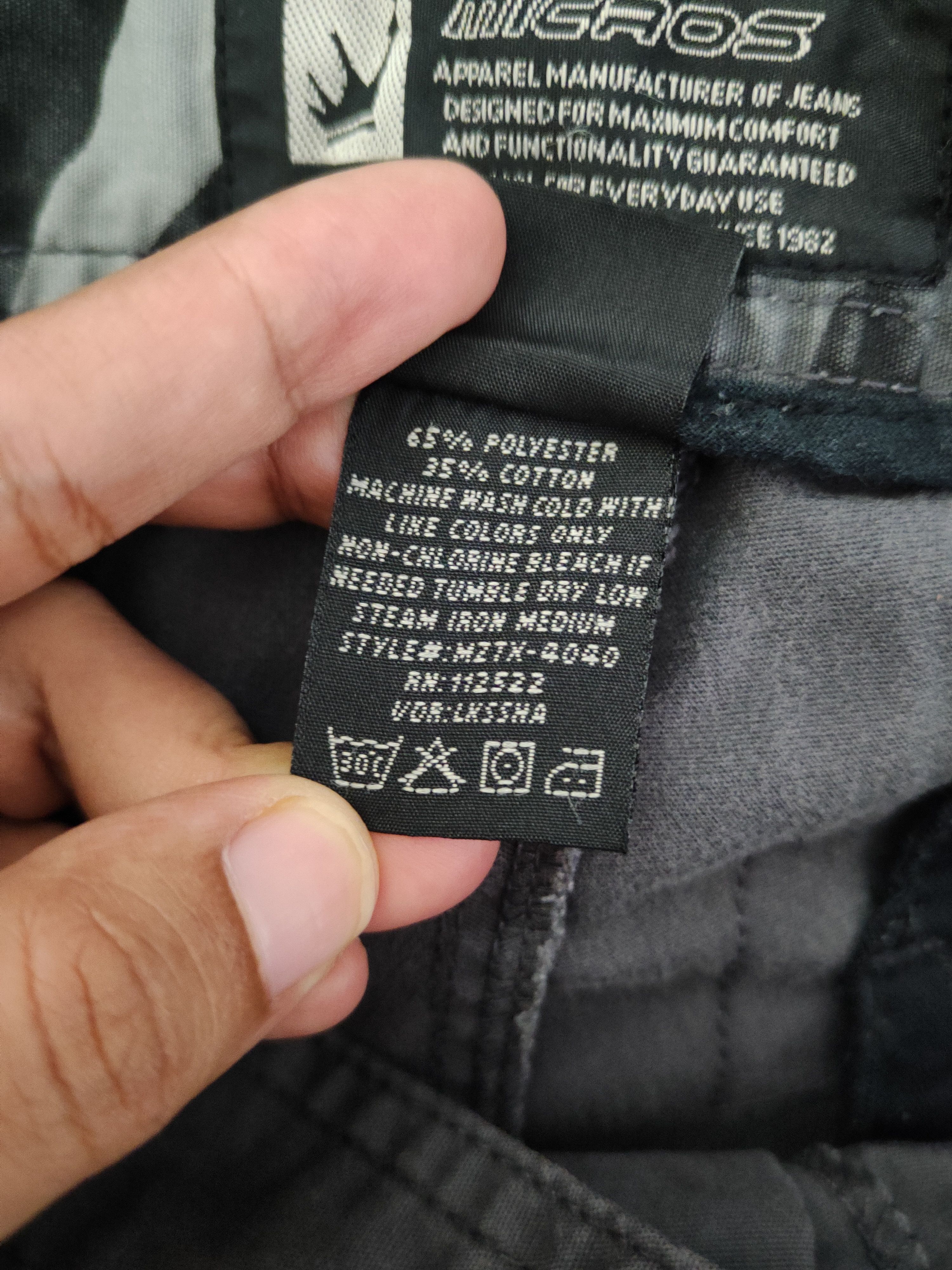 Japanese Brand DL Micros Gray Multipocket Tactical Cargo Pants #970 Size US 33 - 14 Thumbnail