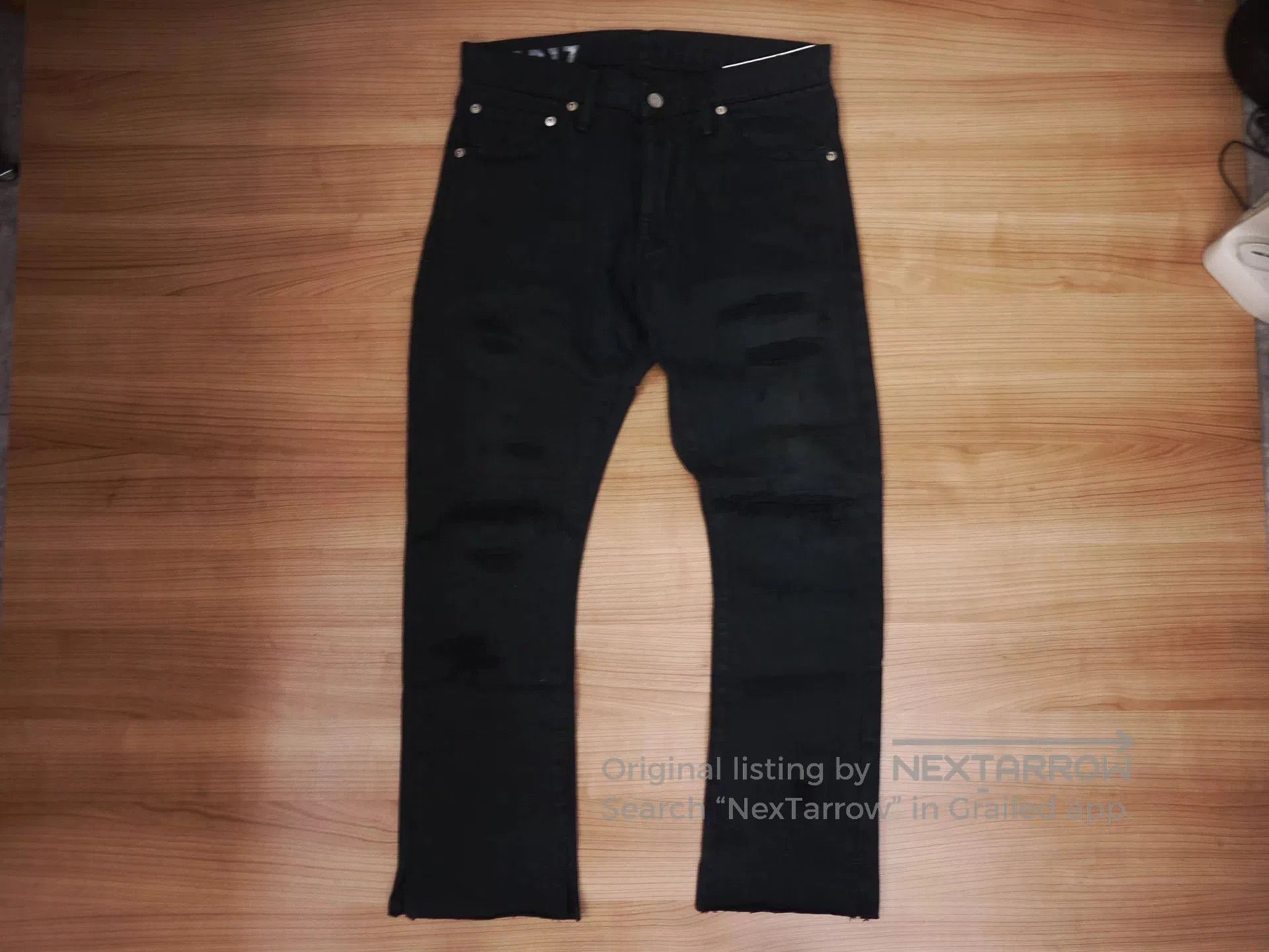 Visvim VISVIM SOCIAL SCULPTURE D17 Black Jeans. Size US 32 / EU 48 - 1 Thumbnail