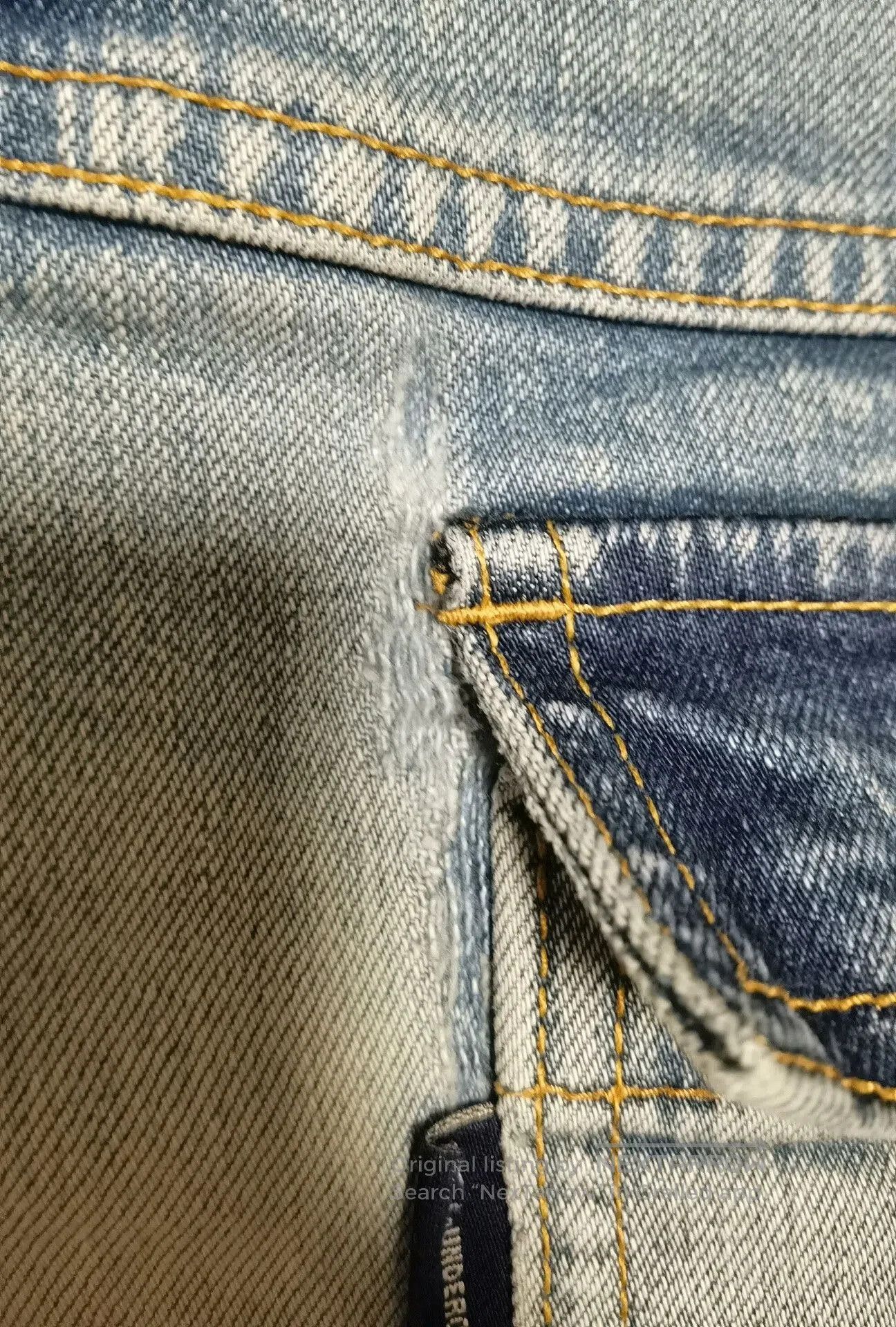 Undercover designer patchwork denim pants by john undercover. Size 28" / US 6 / IT 42 - 6 Thumbnail