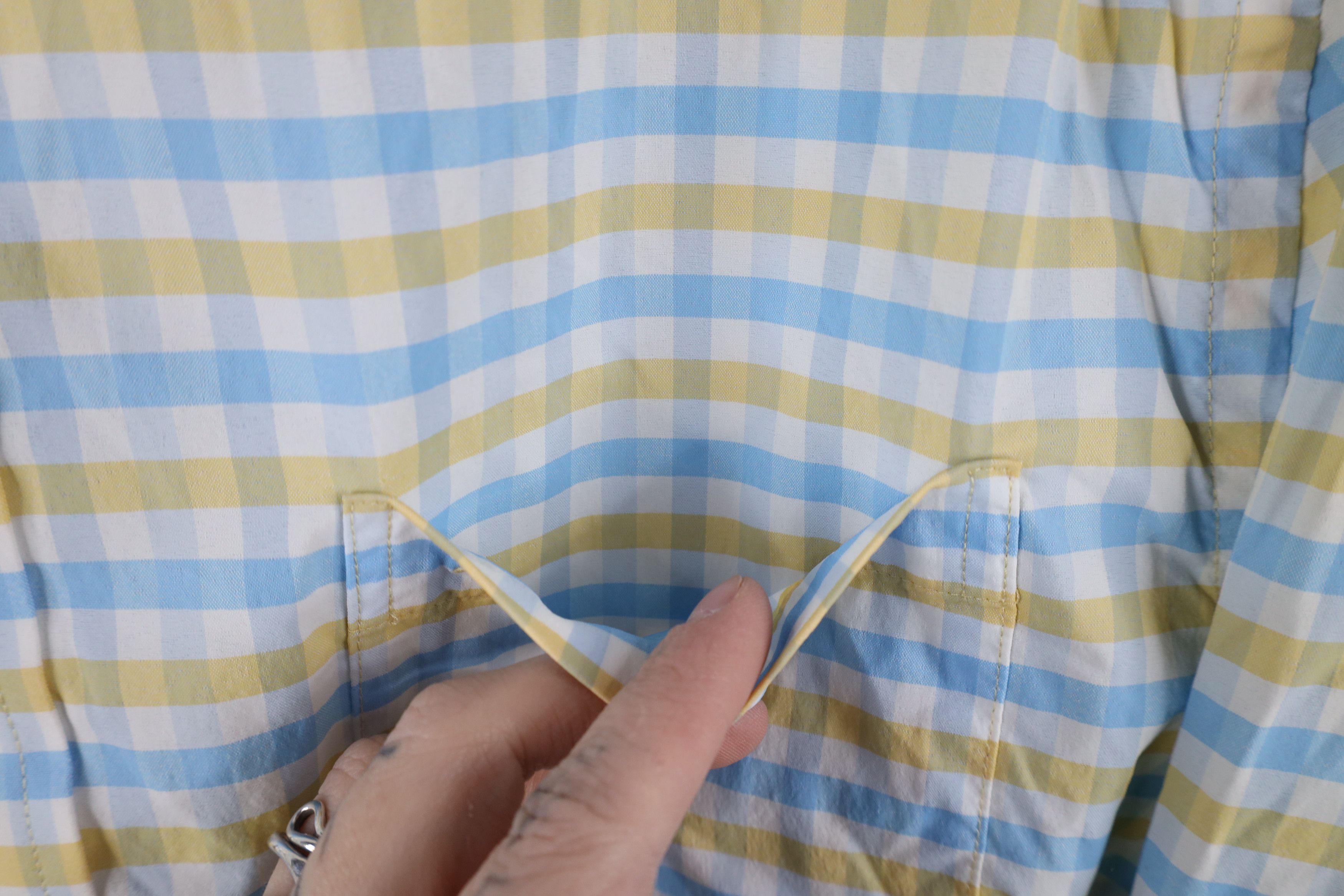 Southern Tide × Vintage Southern Tide Fish Logo Collared Button Down Shirt Plaid Size US M / EU 48-50 / 2 - 6 Thumbnail