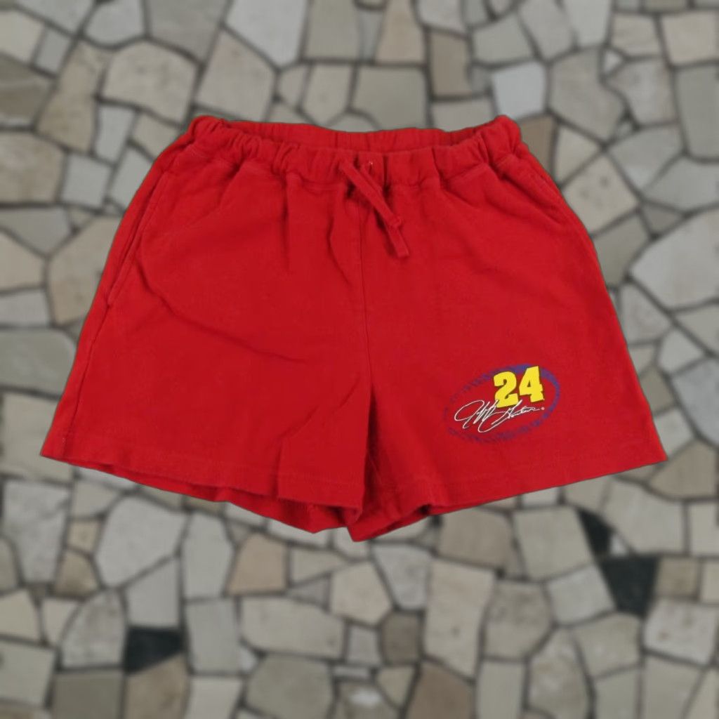 Chase Authentics VINTAGE Jeff Gordon Shorts Mens Small Red Chase Authentics Nascar Racing Race Car Sweatpants Size 24" / US 00 / IT 34 - 1 Thumbnail