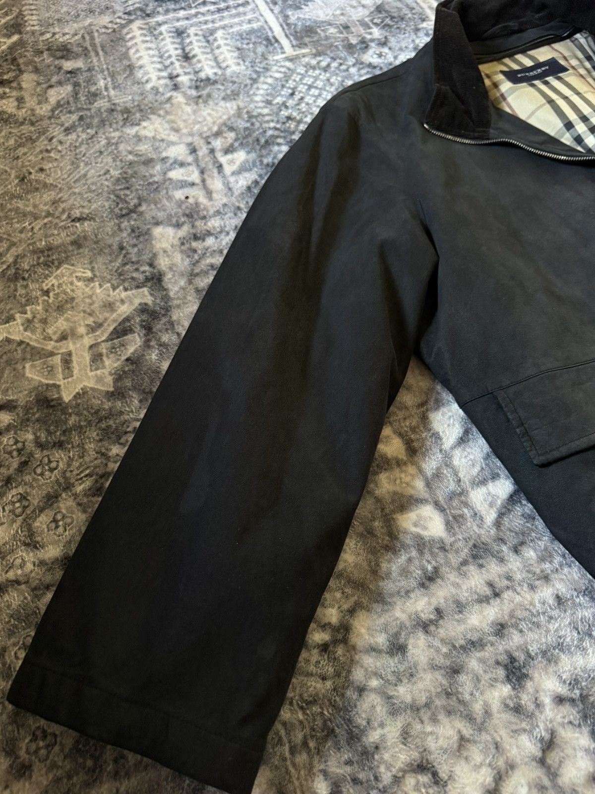 Burberry Burberry Black Suede Hunting Jacket Size US M / EU 48-50 / 2 - 8 Thumbnail