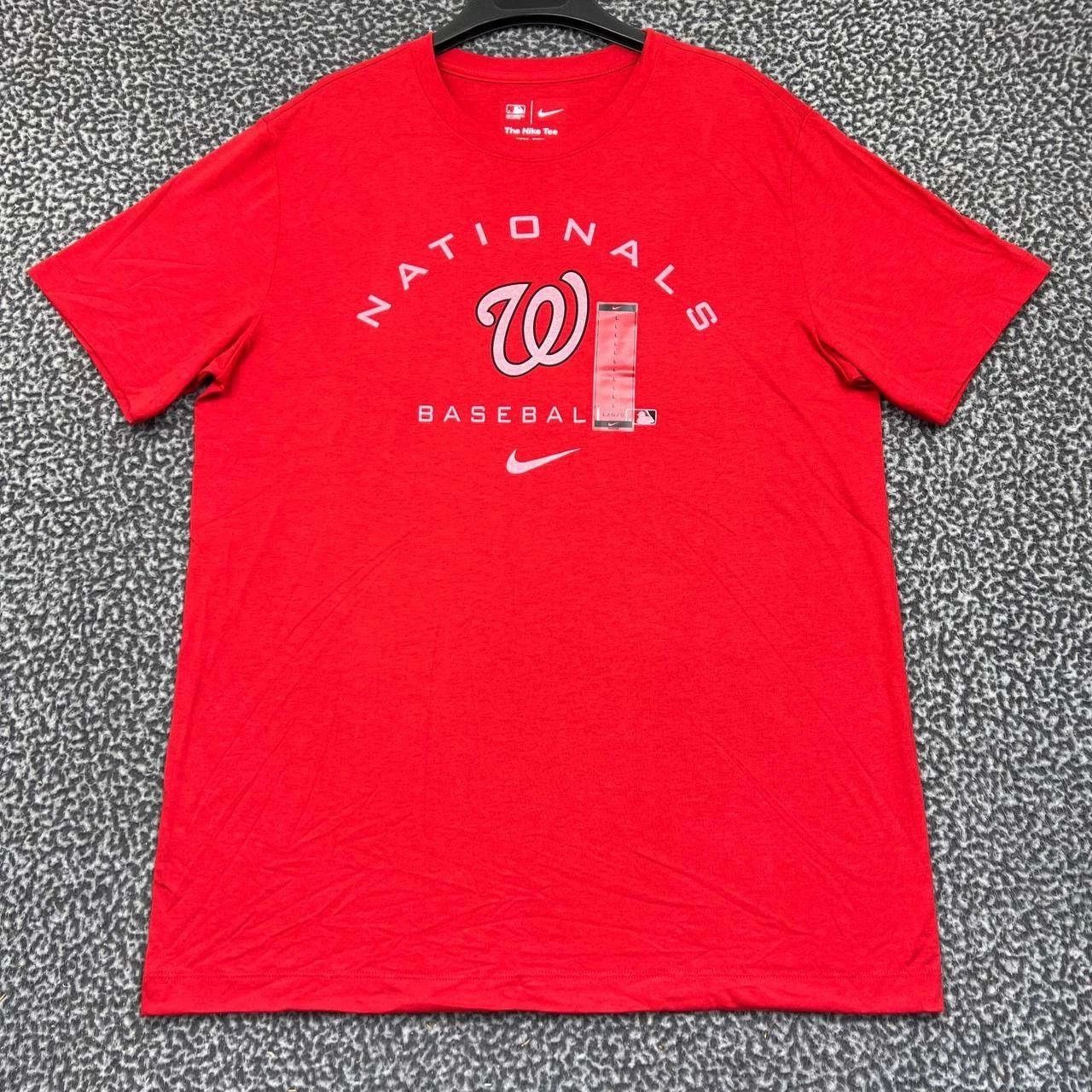 Nike Nike Dri-Fit Shirt Men Washington Nationals Crew Neck New L Size US L / EU 52-54 / 3 - 1 Thumbnail