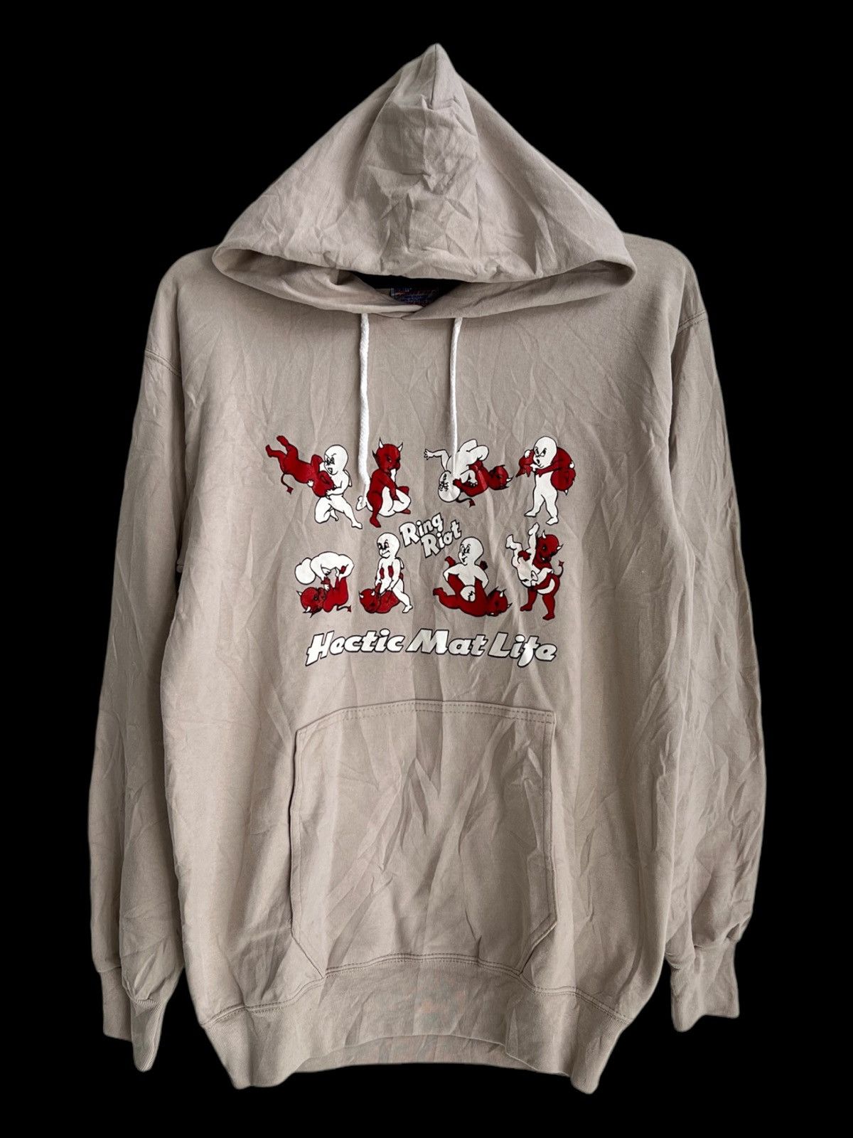 Alien Workshop × Vintage Vintage Y2K Devils Sex "Ring Riot" Hectic Mat Life Hoodie Size US M / EU 48-50 / 2 - 2 Thumbnail