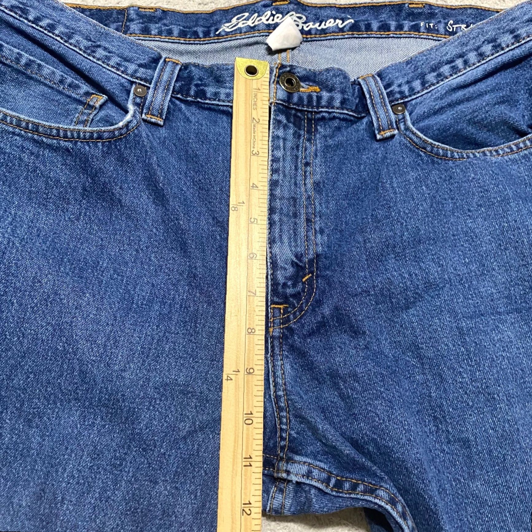Eddie Bauer Eddie Bauer Jeans Mens 38x30 Blue Denim Straight Leg Medium Wash Mid Rise Denim Jeans Mens 38 Regular Blue 5-Pocket Design Size US 38 / EU 54 - 7 Thumbnail