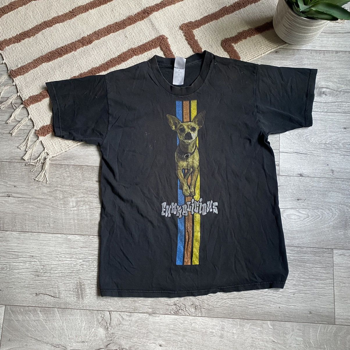 Band Tees × Vintage VINTAGE FUNKADELIC BAND FUNKADELICIOUS DOG PRINT T SHIRT Size US L / EU 52-54 / 3 - 1 Thumbnail