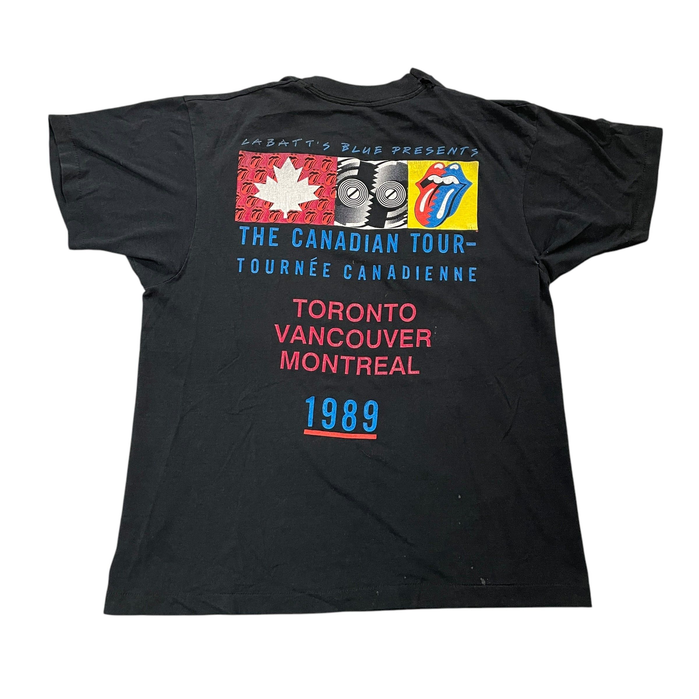 Other 80s Rolling Stones "Canadian Tour" Vintage Single Stitch Concert T-Shirt Size US S / EU 44-46 / 1 - 2 Thumbnail