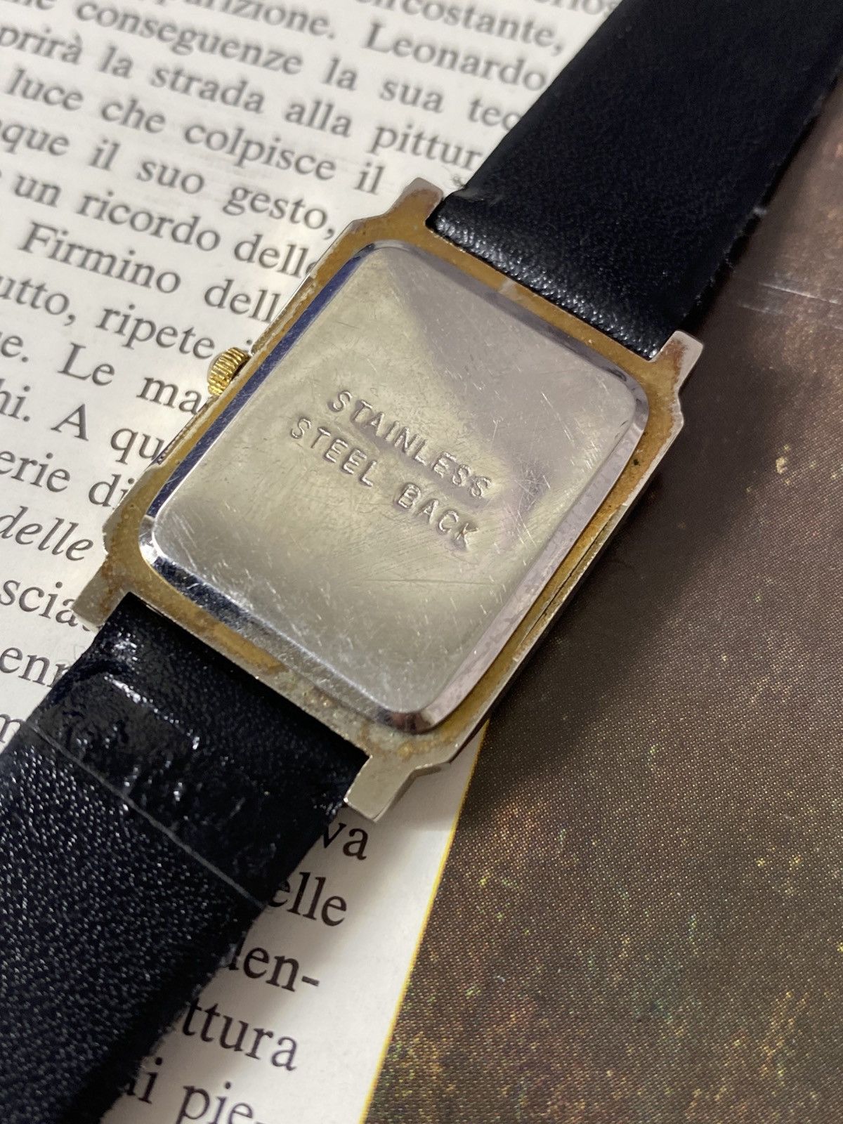 Japanese Brand Vintage Omax Tank Watch Green Dial Art Deco Style 🏛️ Size ONE SIZE - 5 Thumbnail