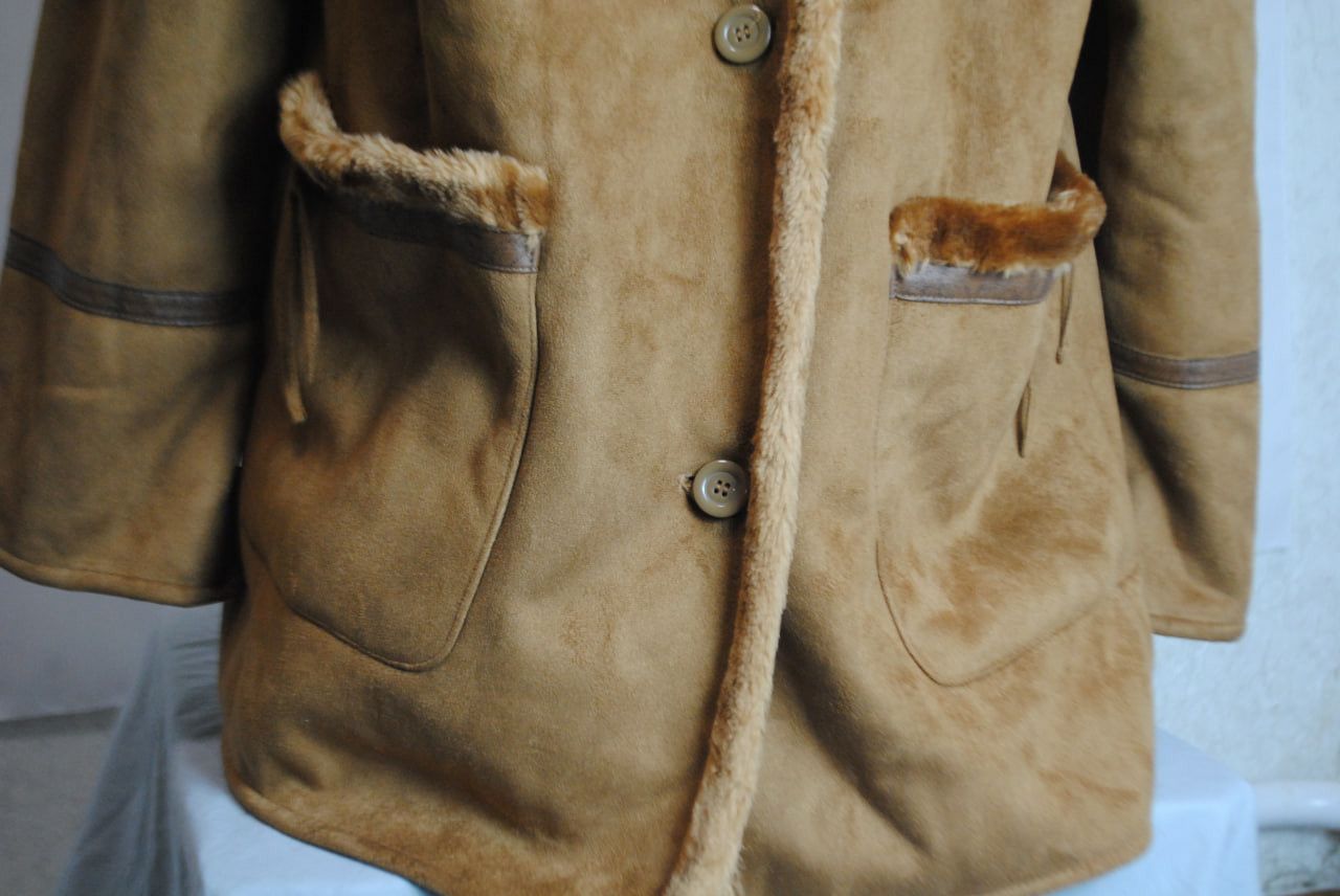 Other EL Internationale Women’s Faux Shearling Coat Size XL / US 12-14 / IT 48-50 - 2 Thumbnail