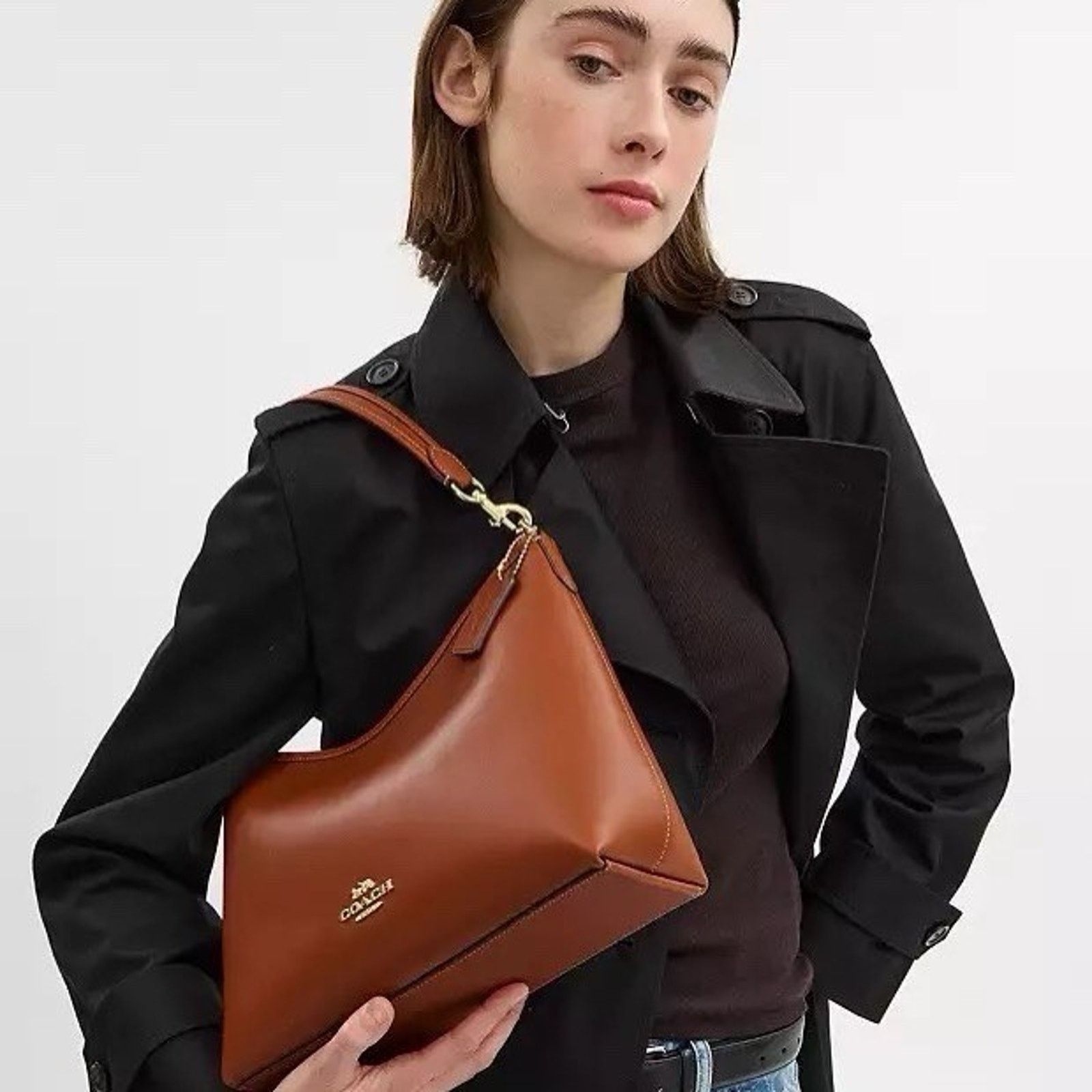 Coach NWT Coach Laurel Shoulder Bag Gold/Tan CBG99 Size ONE SIZE - 8 Thumbnail
