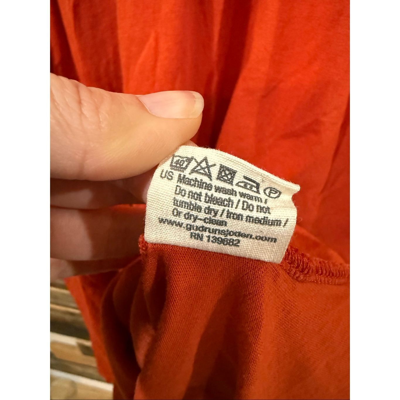Guru Gudrun Sjoden tank burn orange dress pockets size Large Size L / US 10 / IT 46 - 6 Thumbnail