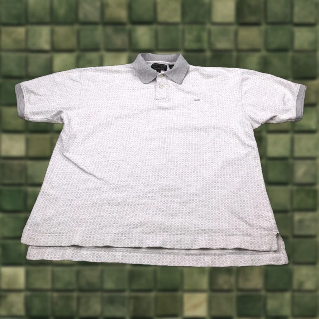 Alexander Julian VINTAGE Alexander Julian Colours Polo Shirt Gray Cotton Mens L Short Sleeve Collared 90s Golf Walking Shirt Mens Size US L / EU 52-54 / 3 - 1 Thumbnail