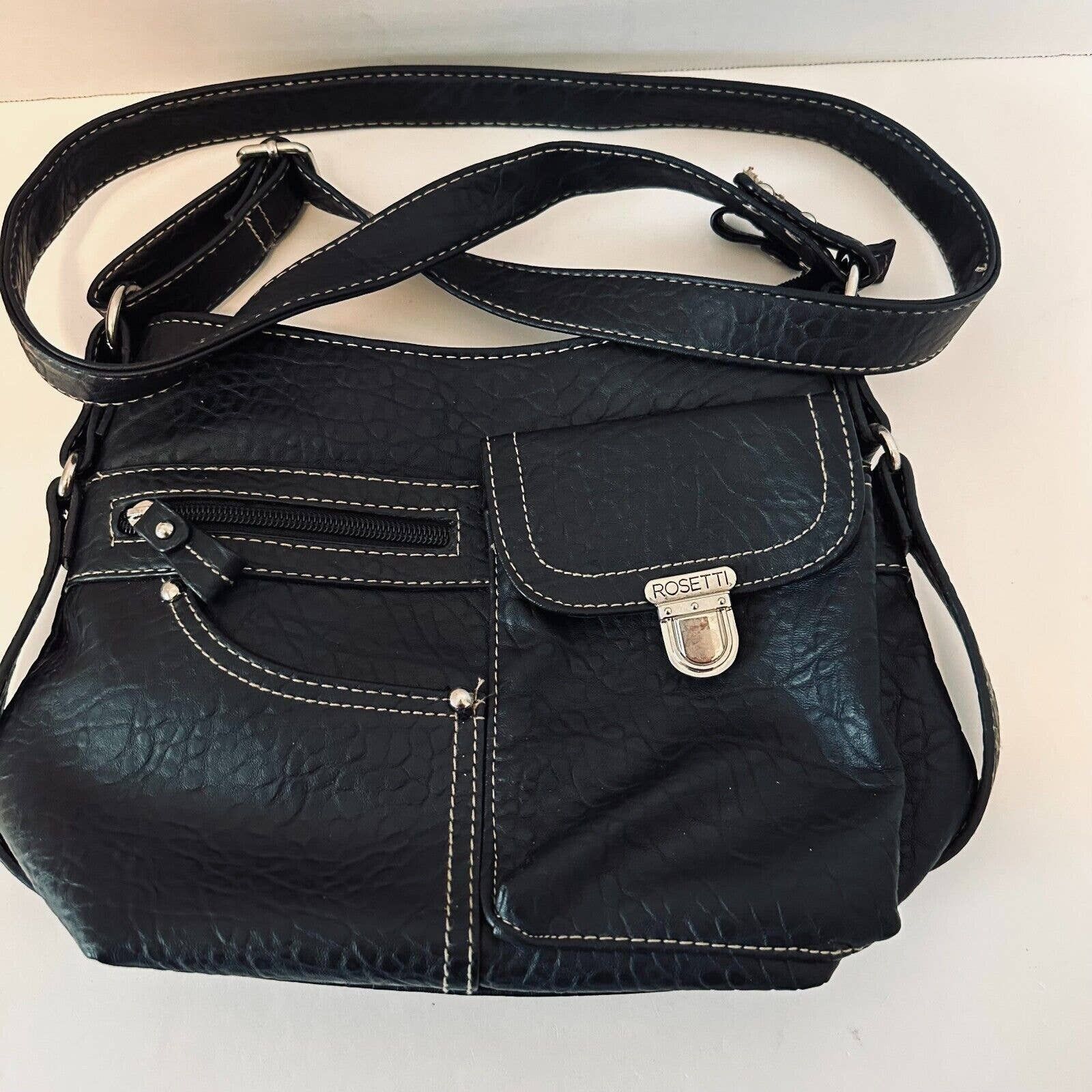 Other Rosetti Triple Play Rudy Crossbody Bag Black Phone Holder Grailed 2951