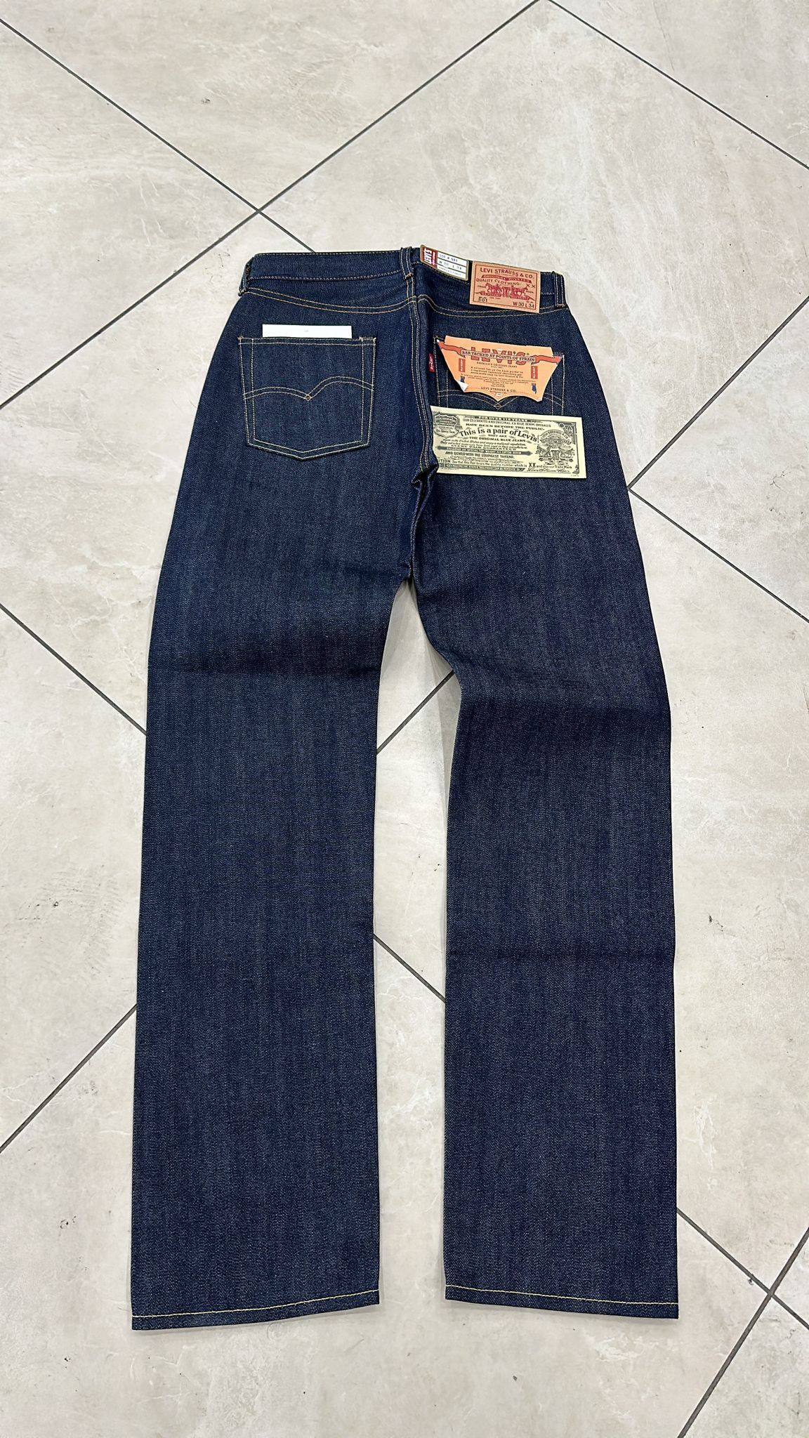 Levi's Vintage Clothing LVC Levi's Vintage Clothing 1966 501XX BigE Selvedge Jeans Size US 30 / EU 46 - 2 Thumbnail