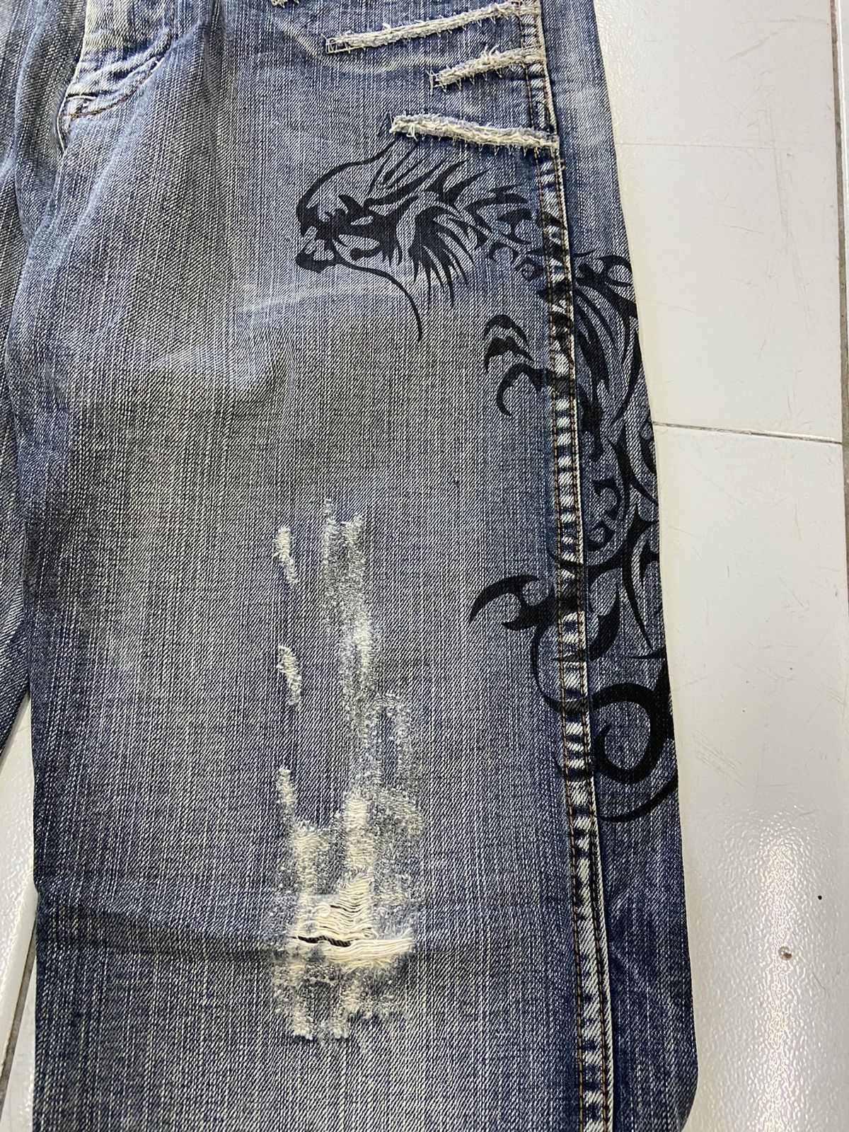 semanticdesign SEMANTICDESIGN JAPAN GUN DESIGN DENIM JEANS Size US 32 / EU 48 - 4 Thumbnail