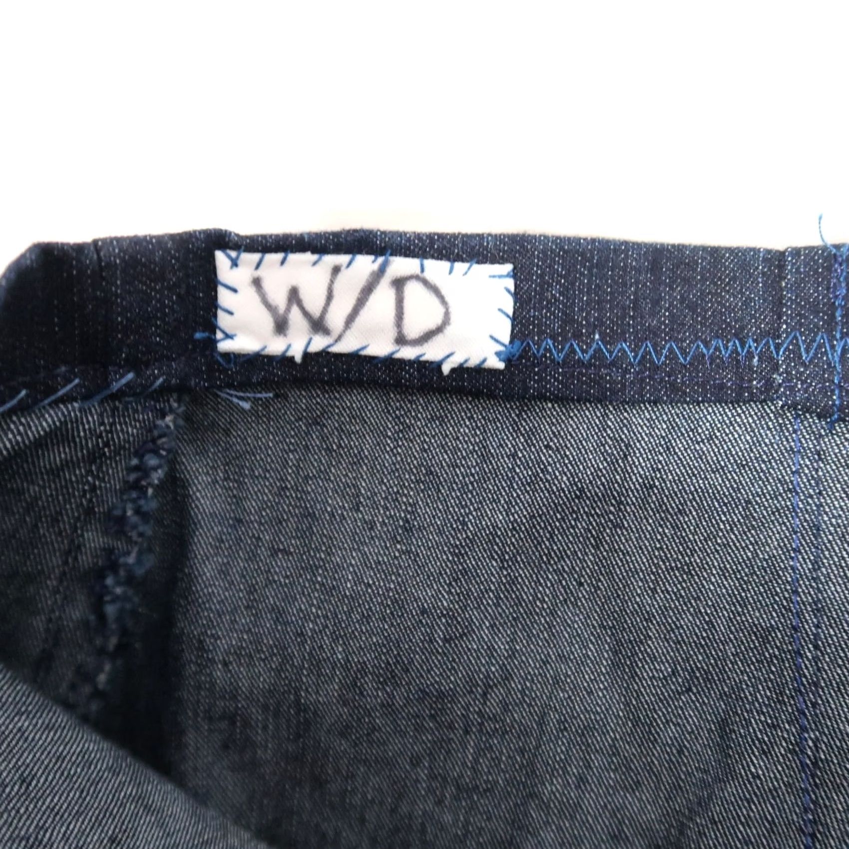 Vintage VINTAGE Denim Jeans Dark Wash Blue Selvage High Rise Tapered Leg 30" Waist 30 Regular Womens Size 36" / US 14 / IT 50 - 4 Thumbnail