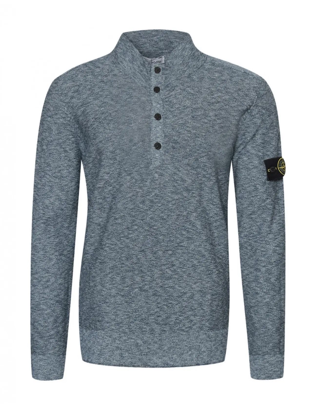 Stone Island Stone Island Knit Quarter/Button Zip Retail $550 Sz L Size US L / EU 52-54 / 3 - 1 Thumbnail