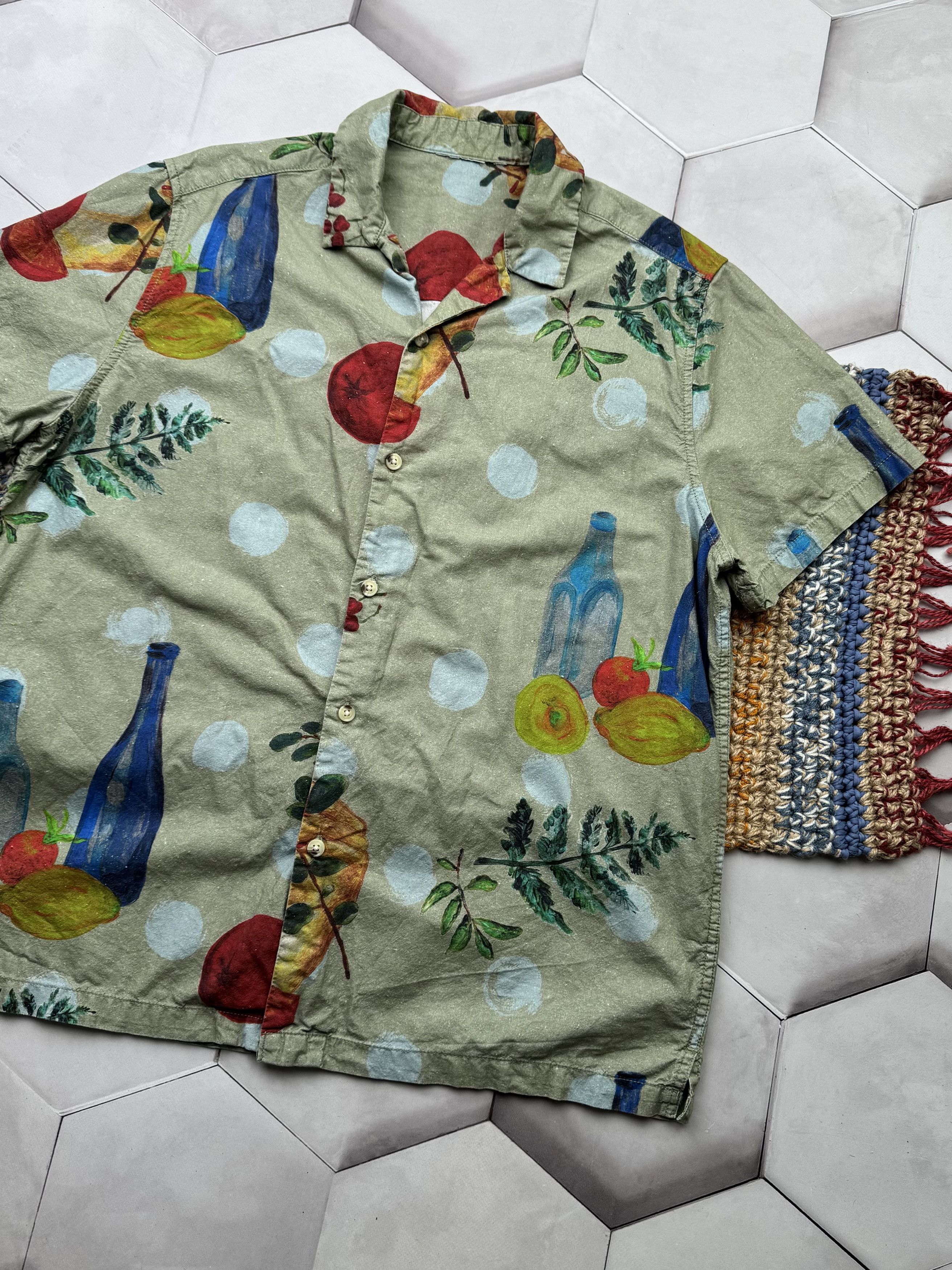 Vintage Vintage Printed Art Shirt (E4) Size US M / EU 48-50 / 2 - 3 Thumbnail
