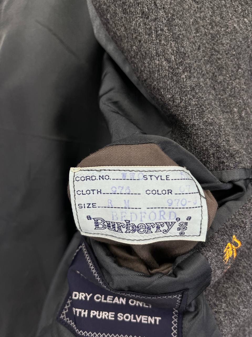Burberry × Vintage Vintage Burberry Grey Trench Coats Wool Long Jacket Size US M / EU 48-50 / 2 - 10 Thumbnail