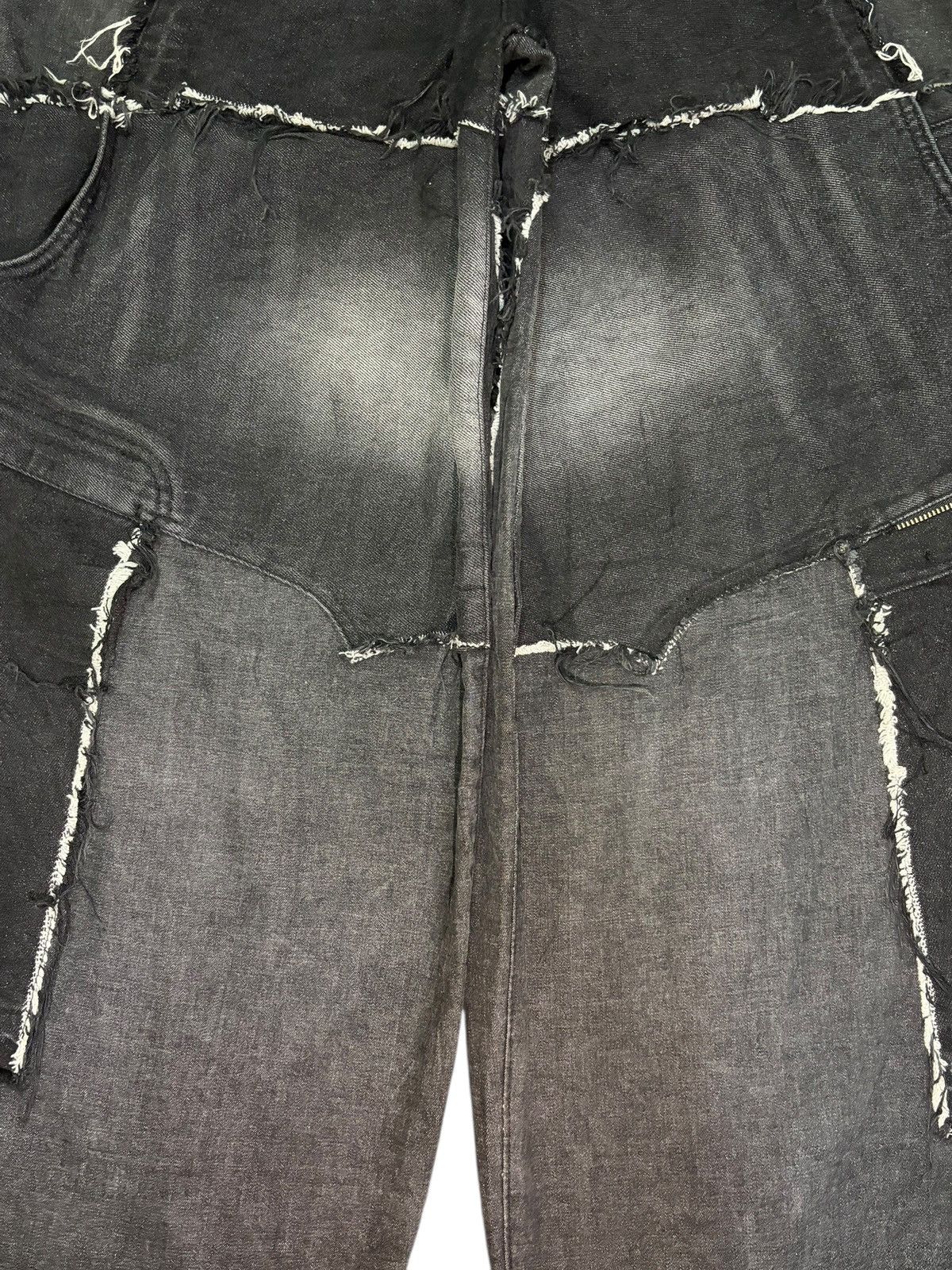 Kapital Vintage Japanese Brand Custom Patchwork Baggy Jeans Size US 29 - 3 Thumbnail