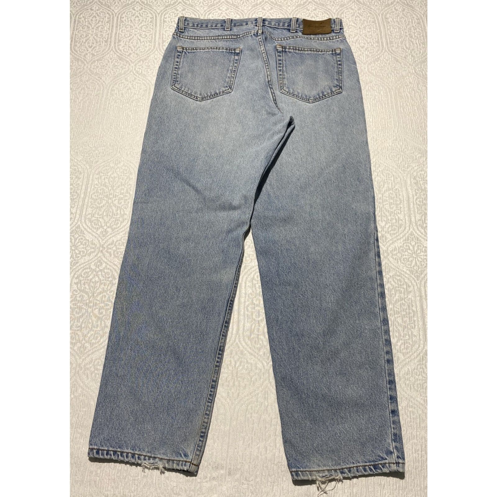 Calvin Klein VINTAGE Calvin Klein Jeans Men's 34×32 Straight 5-Pocket USA Union Made Blue Denim Jeans 00s Size US 34 / EU 50 - 6 Thumbnail