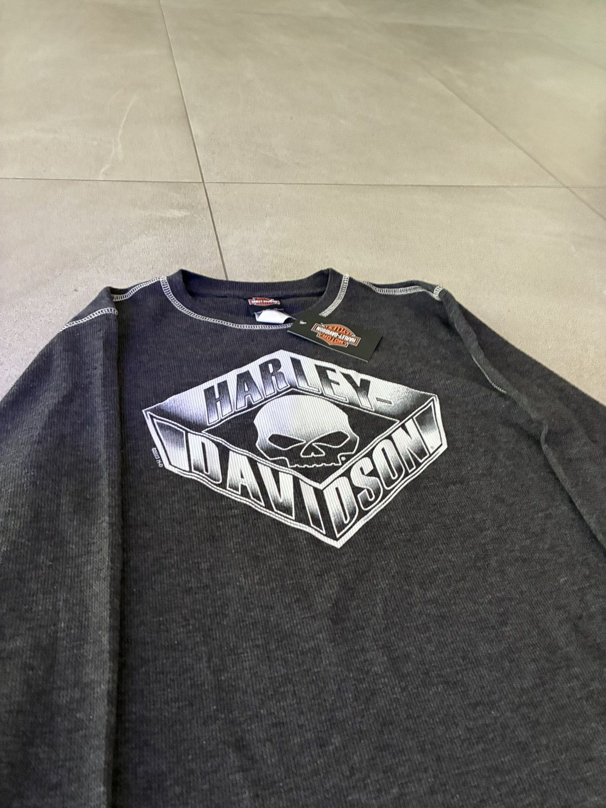 Harley Davidson Harley Davidson Thermal Long Sleeve Shirt Gray Size M Size US M / EU 48-50 / 2 - 1 Thumbnail