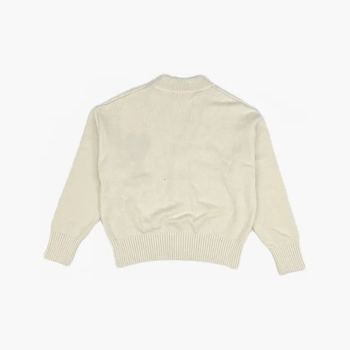 AMI AMIPARIS SS22 White Heart Logo V-Neck Cardigan -2507 Size US M / EU 48-50 / 2 - 3 Thumbnail