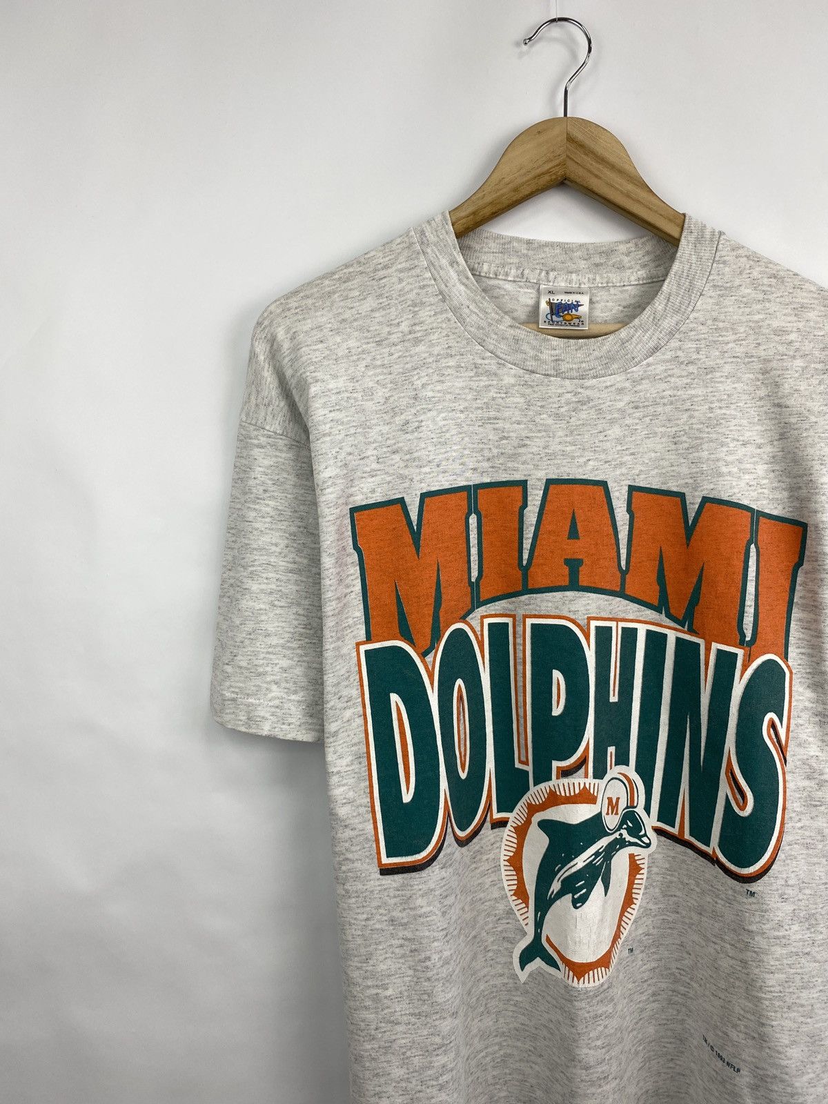 NFL 🏈🐬 Vintage 90s Miami Dolphins NFL Football Jersey Rugby hype Size US XL / EU 56 / 4 - 2 Thumbnail