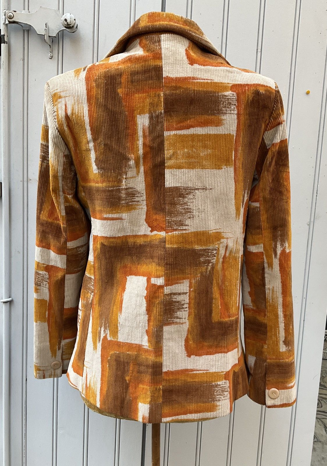 Vintage Vintage printed corduroy jacket Size S / US 4 / IT 40 - 3 Thumbnail