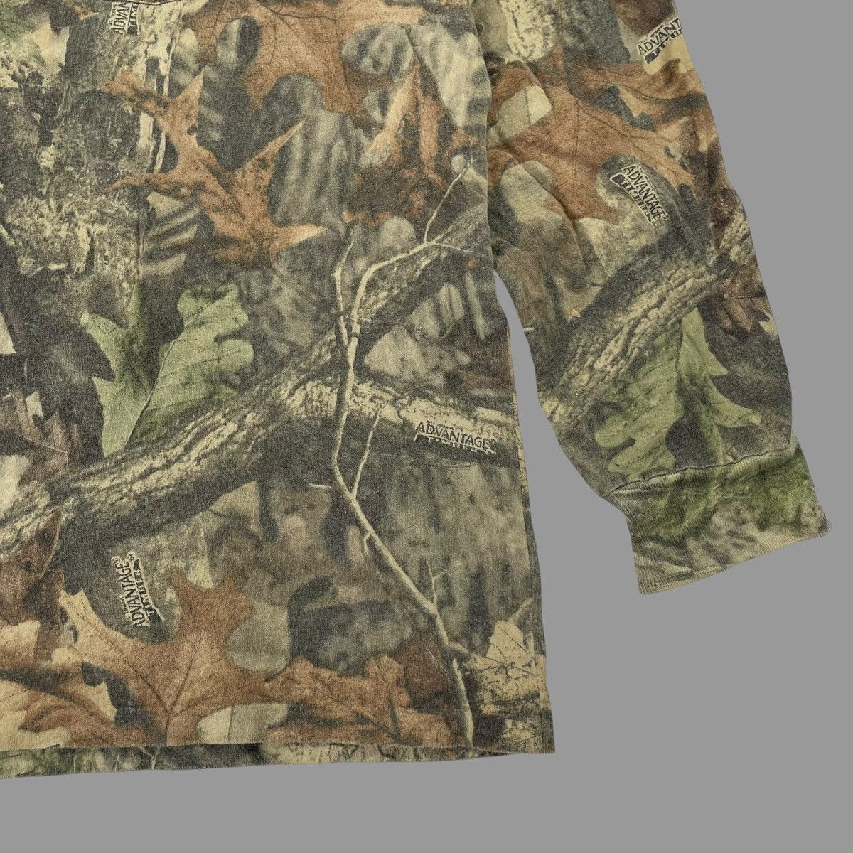 Vintage Vintage 90s single stitch long sleeve camo t shirt Size US XL / EU 56 / 4 - 4 Thumbnail