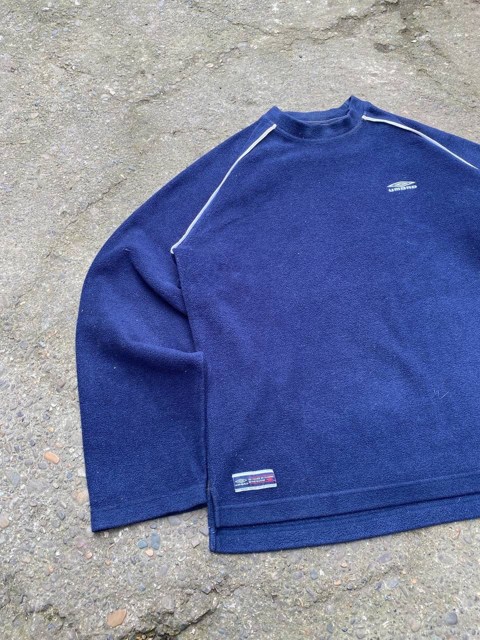 Japanese Brand × Vintage Umbro Fleece Vintage Diesel style distressed sweatshirt Size US XL / EU 56 / 4 - 5 Thumbnail