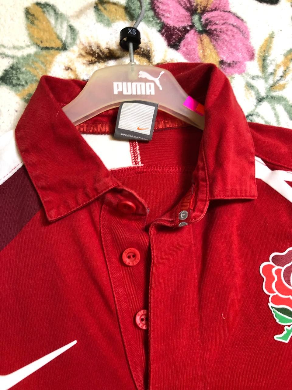 Nike Vintage Nike England Rugby Union Jersey 2007 Swoosh Red Size US M / EU 48-50 / 2 - 10 Thumbnail