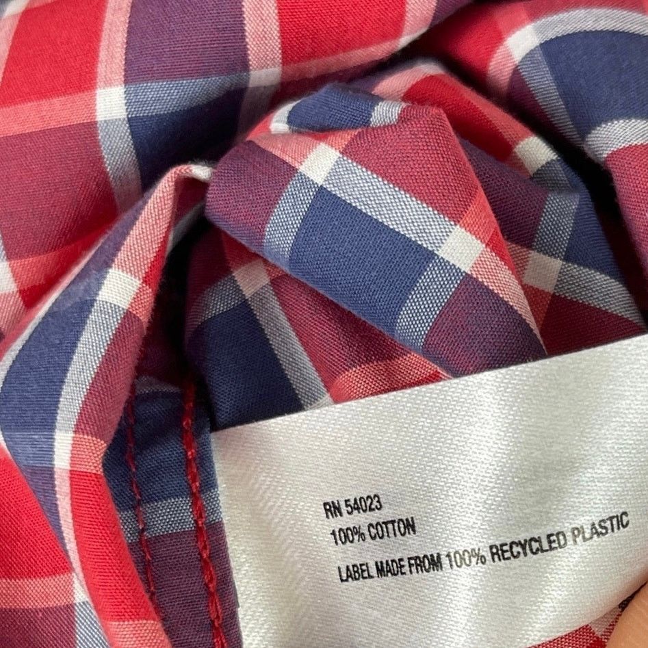 Gap Gap Lived-In Men’s Plaid Button Down Shirt XL Long Sleeve Size US XL / EU 56 / 4 - 4 Thumbnail