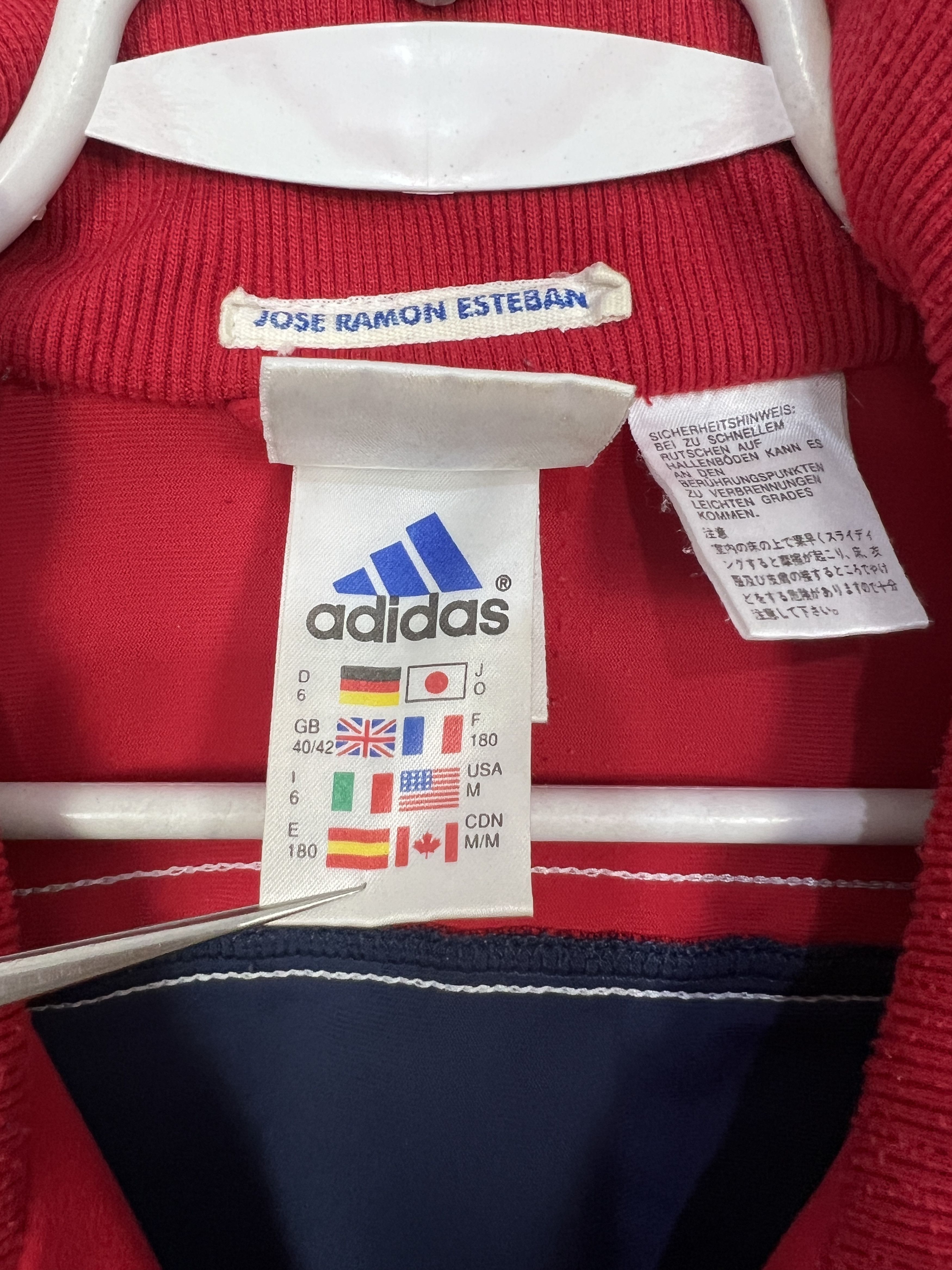Adidas Vintage 90's Adidas Athletic Bilbao Atletic Club Jacket Size US M / EU 48-50 / 2 - 12 Thumbnail