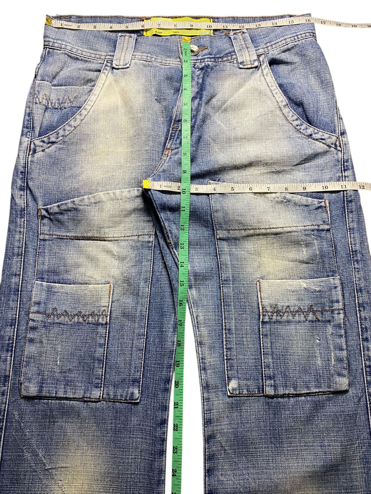 14th Addiction Rare R119 Multi Pocket Rusty Jeans Size US 32 / EU 48 - 15 Thumbnail